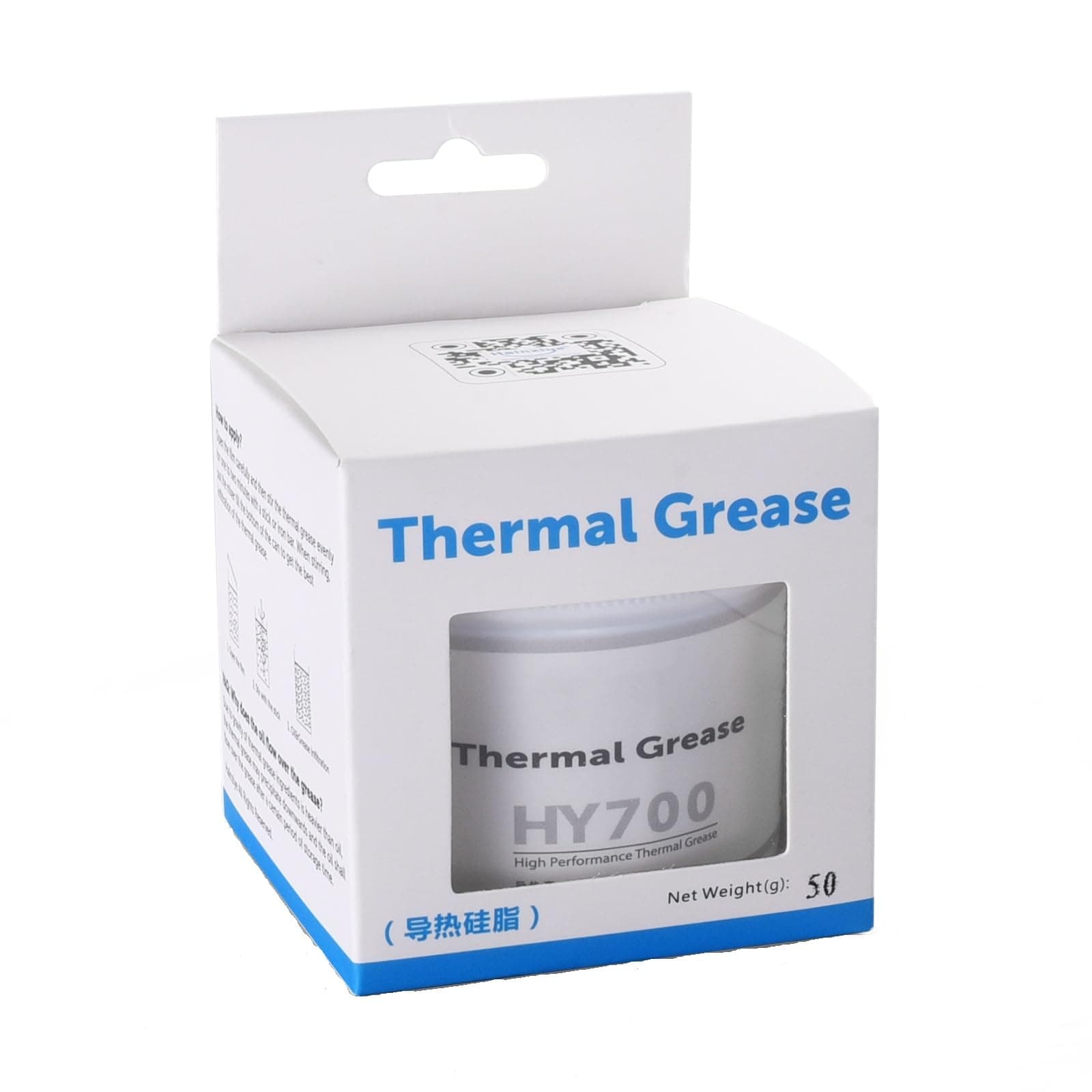 HY-700 (50 g) > 3.14 W/m.K, CPU Thermal Paste PC Cooling Paste Conductive Paste Thermal Paste for CPU GPU PS4 PC