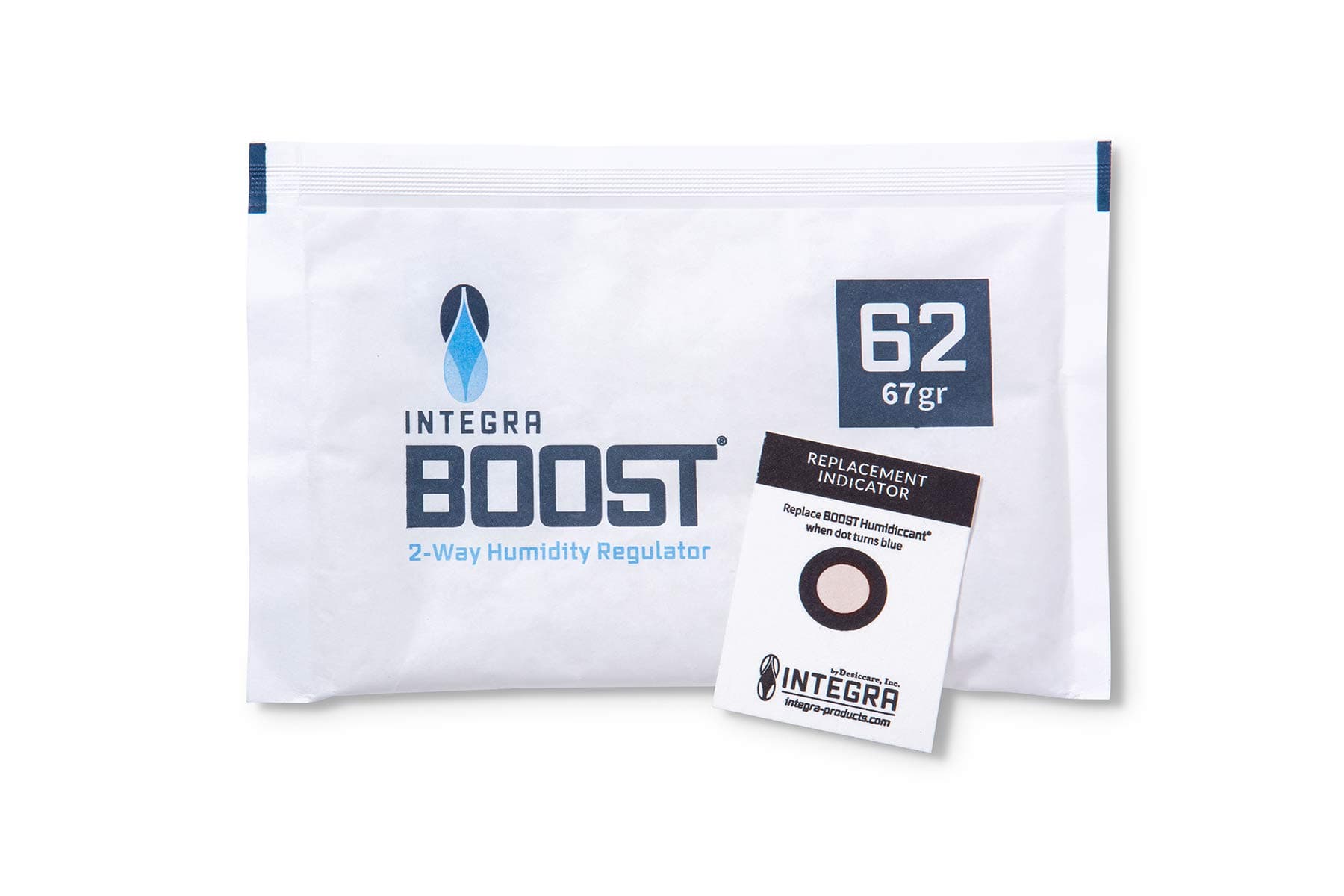Integra BOOST RH 2-Way Humidity Control, 62 Percent, 67 Gram (Pack of 100)