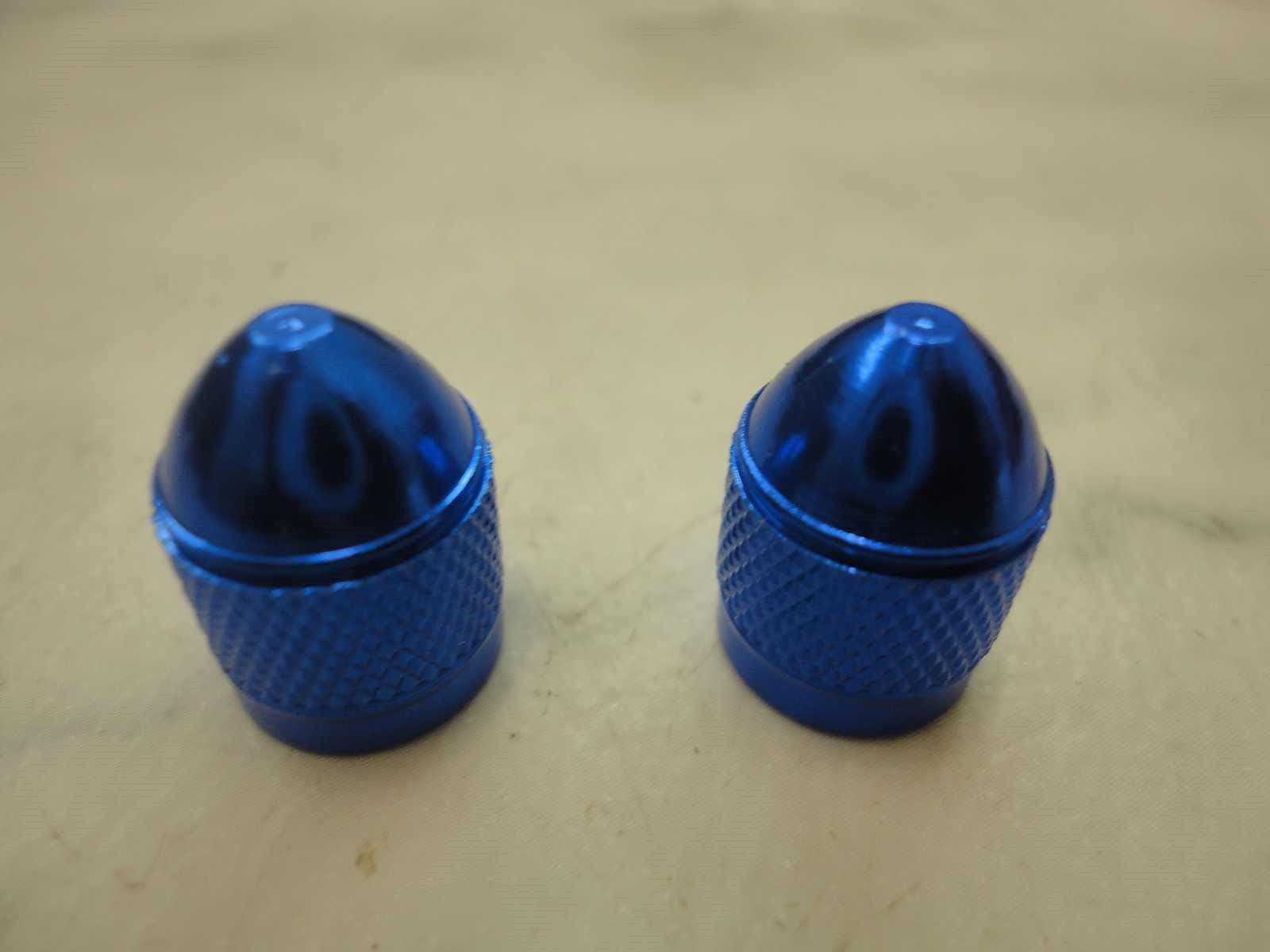 Front and Rear Wheel Blue Valve Stem Caps with Keepitroostin Sticker Fits Kawasaki Kx80 Kx85 Kx100 Kx125 Kx250 Kx500 Kx250f Kx450 Kx450f Kdx200 Kdx220 Klx250 Klx300 1980-2014