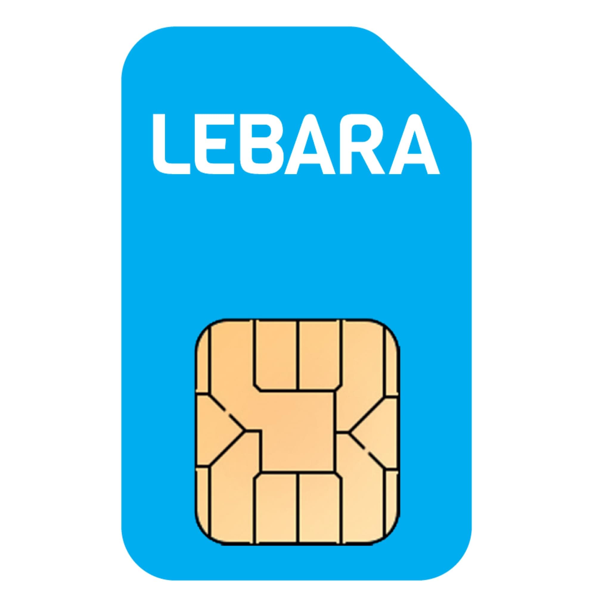 Lebara Pay as you go Micro/Standard SIM Card Pack (2 Sims Per Customer)