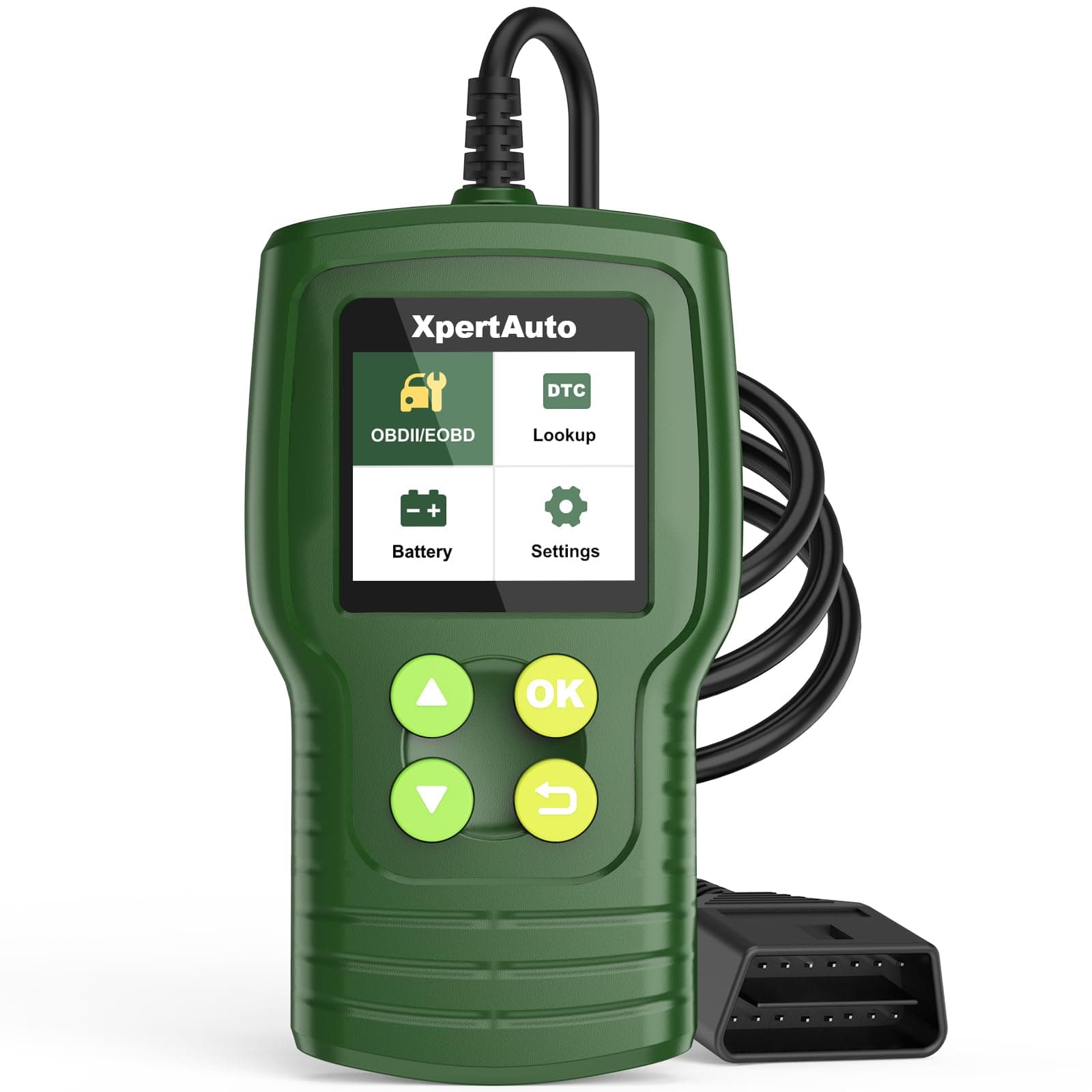 C302 OBD2 Scanner Code Reader for Car Check Engine, Automotive CAN Diagnostic Tool, Read and Erase Fault Codes, Check Emission Status, Universal for All OBD II Protocol Cars After 1996