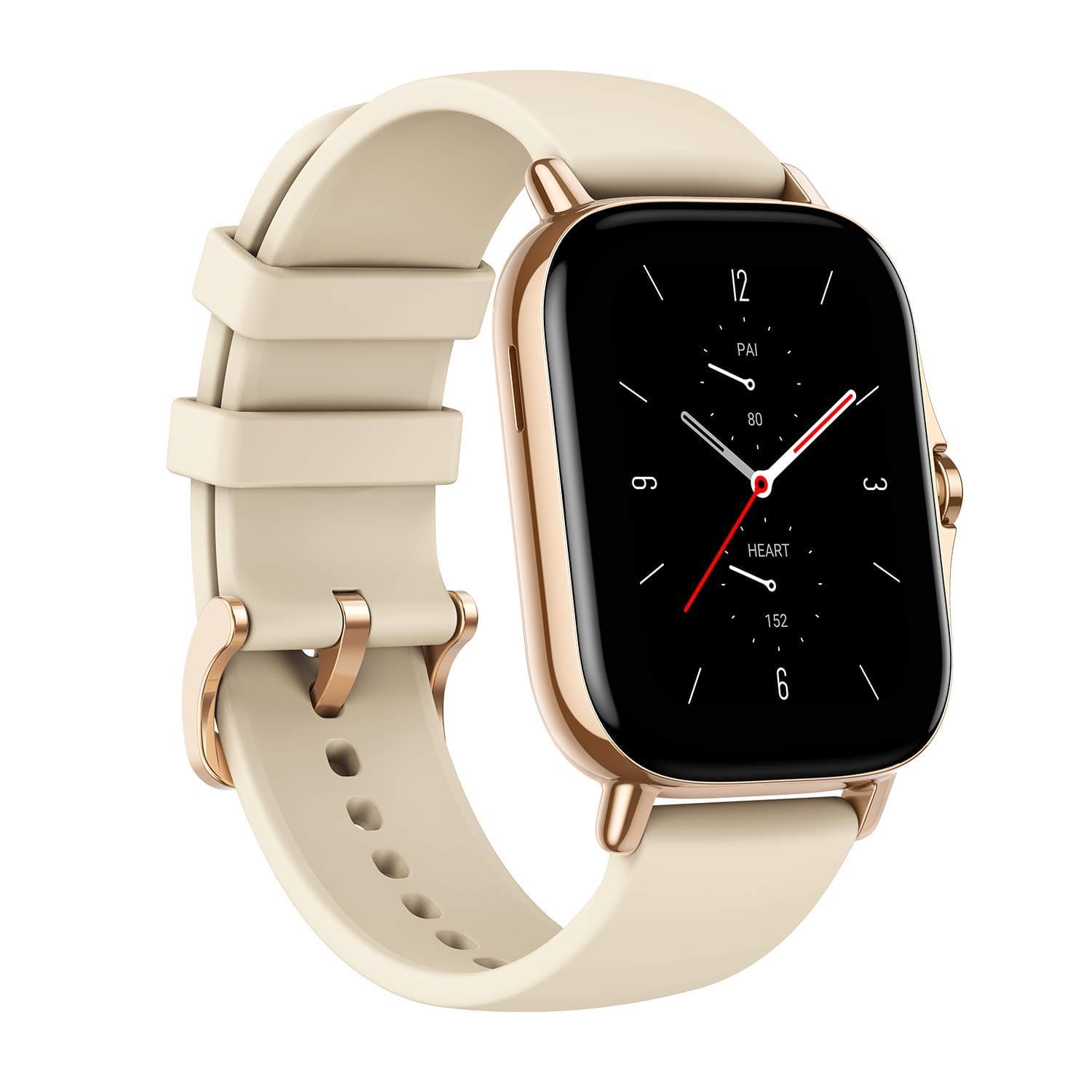 Amazfit GTS 2 Smart Watch for Women Android iPhone, Bluetooth Phone Call, Built-in Alexa & GPS, Fitness Watch with 90 Sports Modes, Blood Oxygen Heart Rate Tracker, 5 ATM Water Resistant, Gold