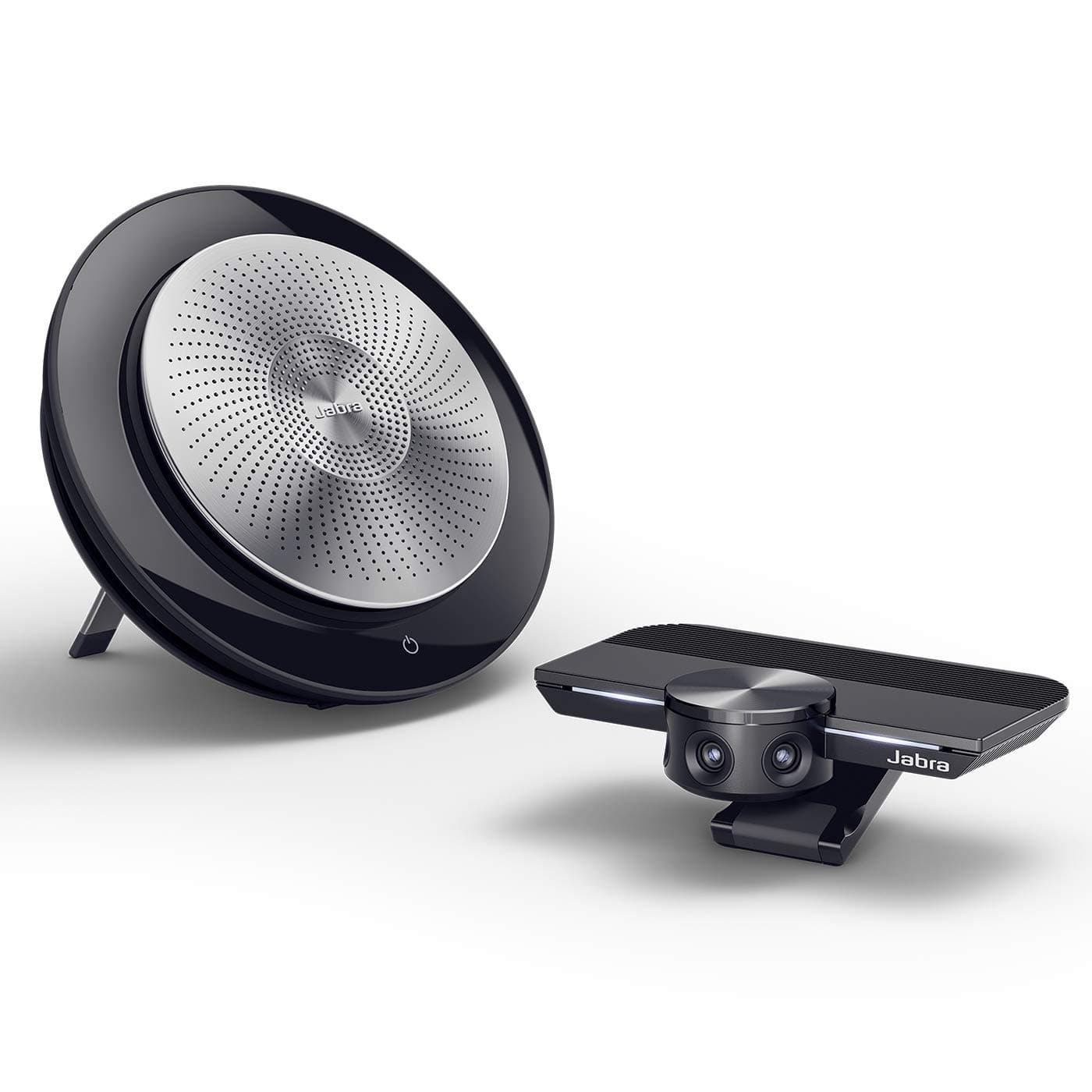 Jabra PanaCast Panoramic 4K Video Conferencing Camera Bundle – Plug-and-Play Video Camera with 180 Degree Field of View – Jabra Speak 710 MS Conference Speaker and Accessories