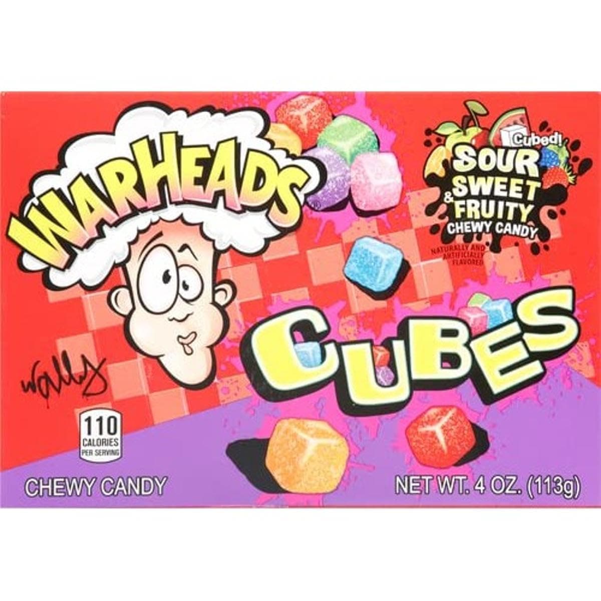 Sour Chewy Cubes Assorted Flavours, 113g