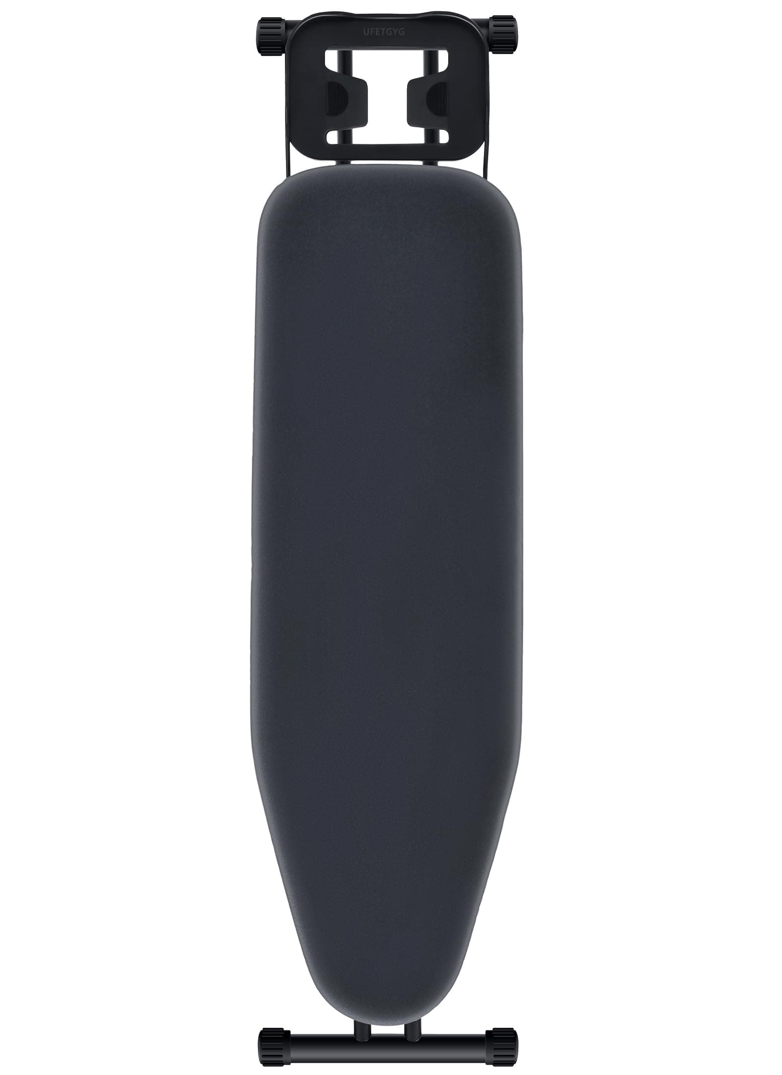 UFETGYG Ironing Board, Metal Panel Iron Board |43" X 13" W/with Iron Rest | Full Metal Construction| Height Adjustable | Heat & Scorch Resistant Fabric | Anti-Skid Feet | Heavy Duty| Easy to Fold