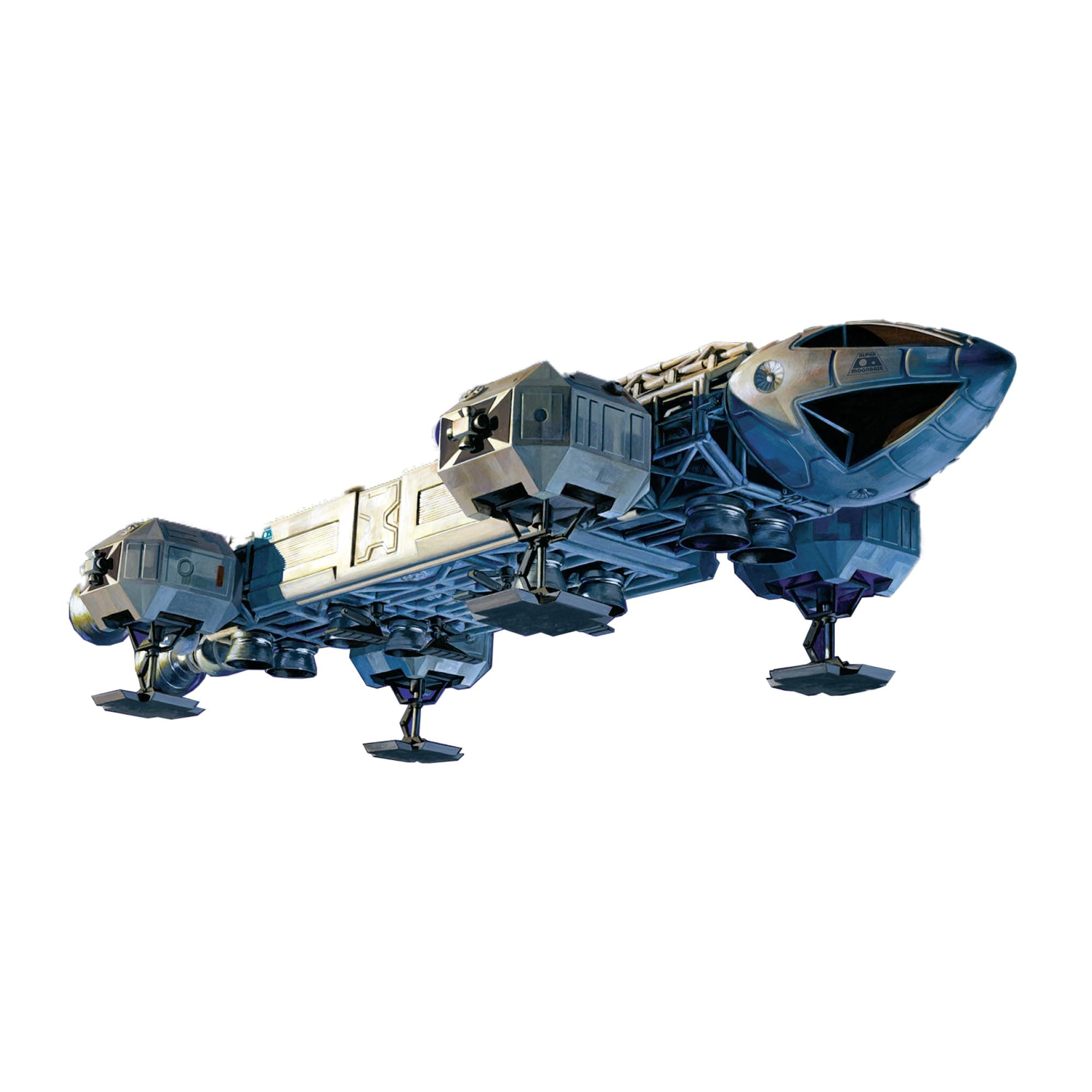 MPC Space:1999 Eagle Transporter 1:72 Scale (14" Long) Space Ship Replica Model Kit (MPC913)
