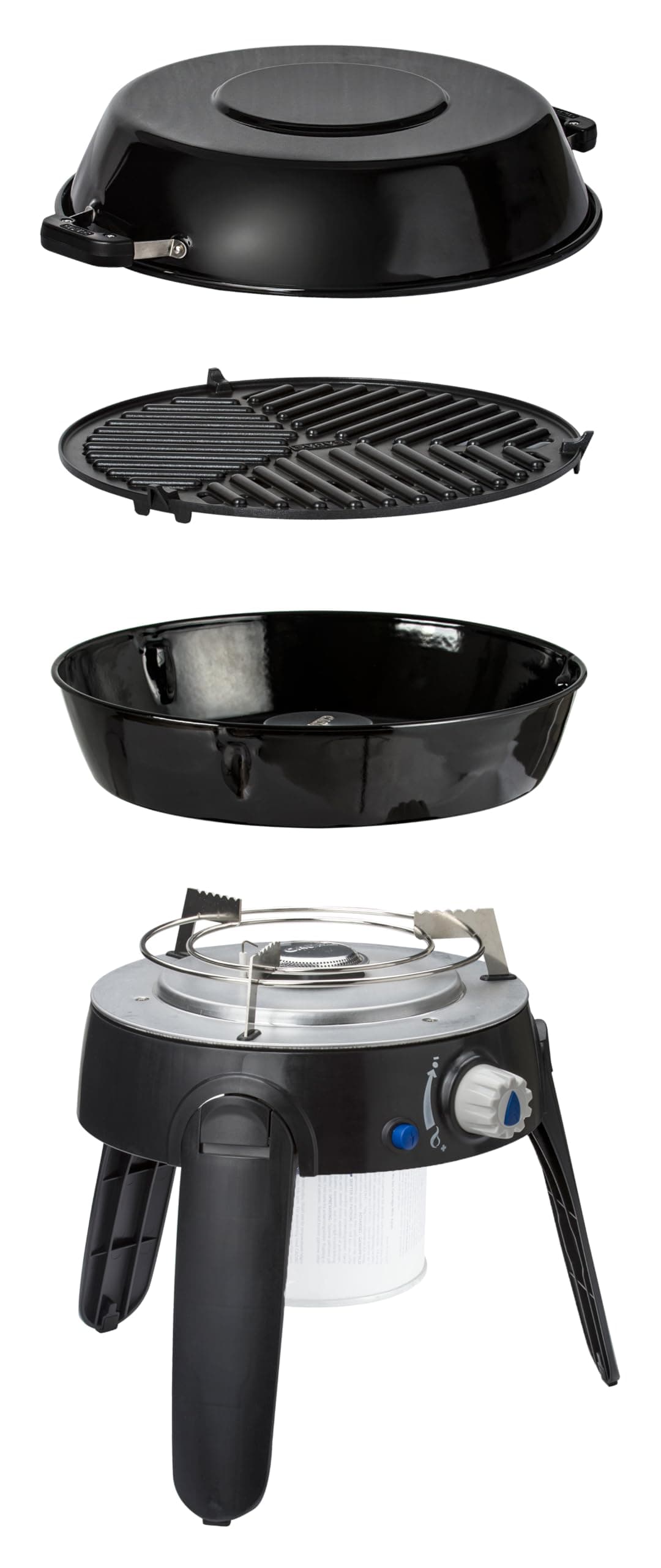 CadacSafari Chef 2 Lite HP Lightweight Barbecue Black
