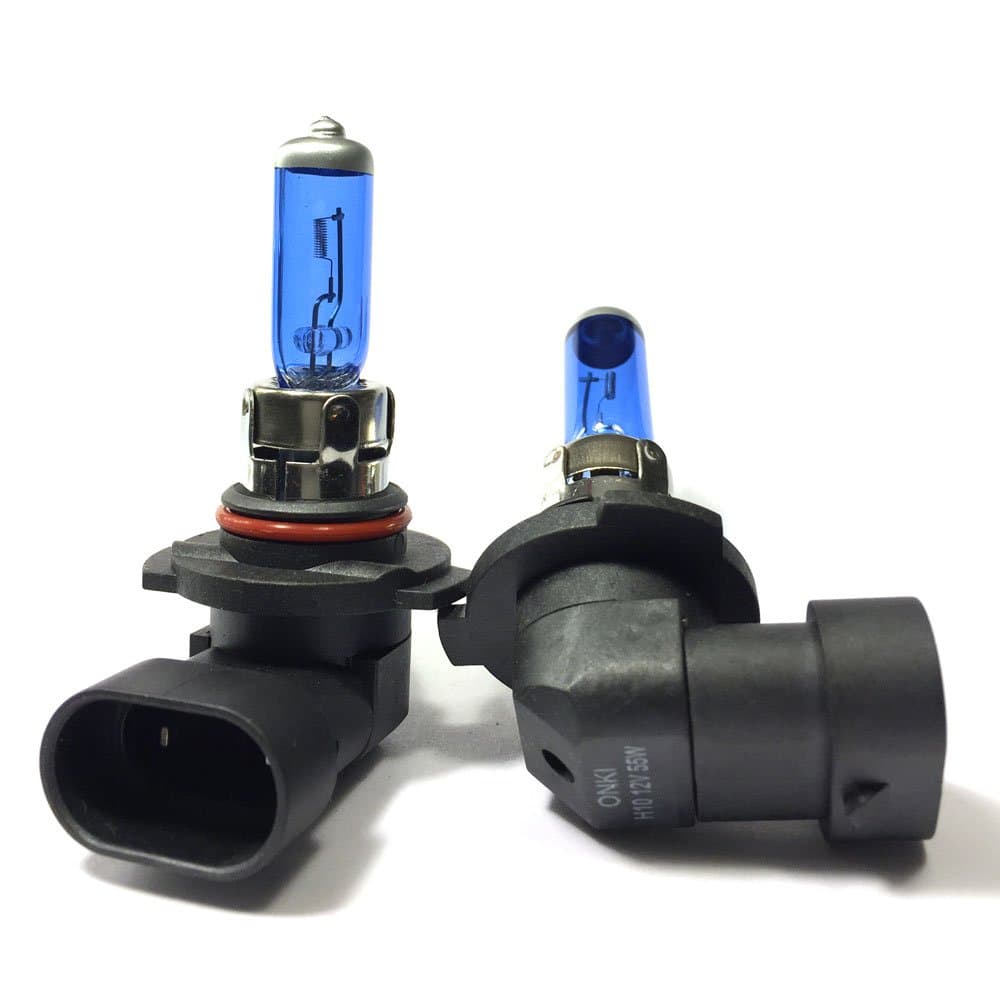 H10 Halogen Headlight 6000K Super White 55W DC 12V Light Bulb ( 2 pcs )