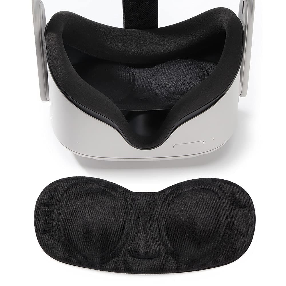 Dustproof VR Lens Cover Protector for Quest 2 Anti Scratch Lens Protective Cover Cap - 2Pcs