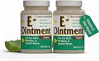 Basic Brands Vitamin E Ointment, Original, Pack of 2