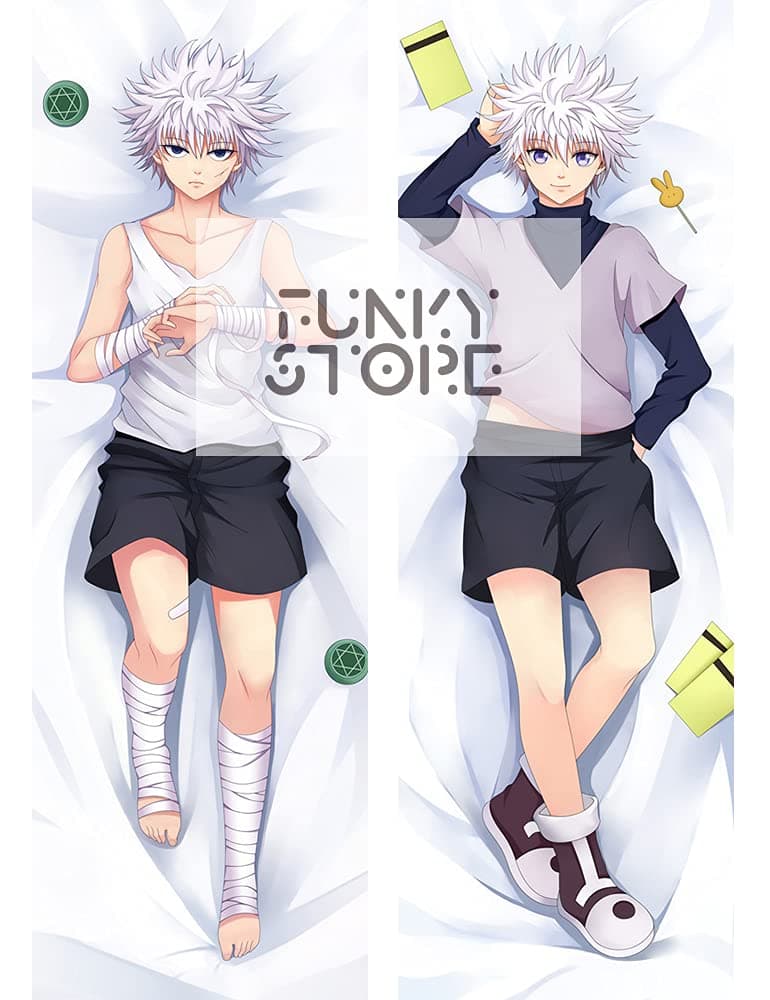 FUNKY STOREfor Hunter x Hunter Killua Zoldyck Hugging Body Pillow Cover Case Pillowcases59inches x 19.6 inches