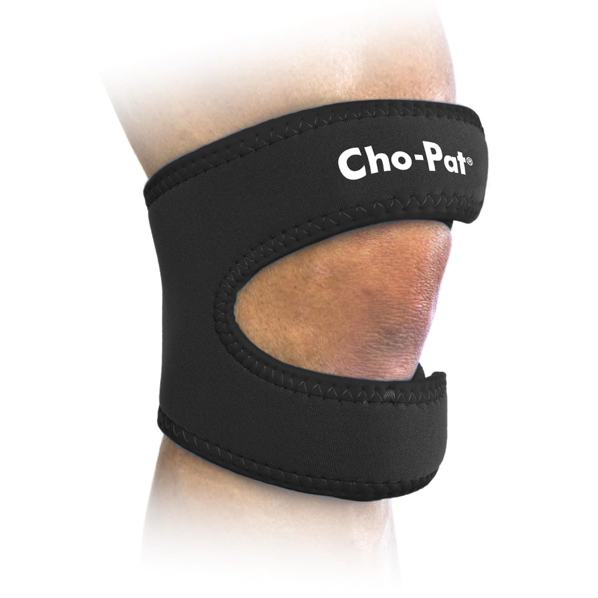 Cho-Pat Large Black Dual Action Knee Strap