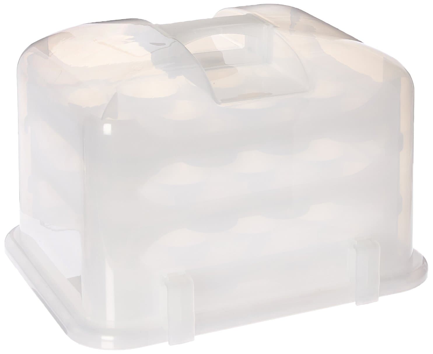 Cupcake Carrier- White Translucent,