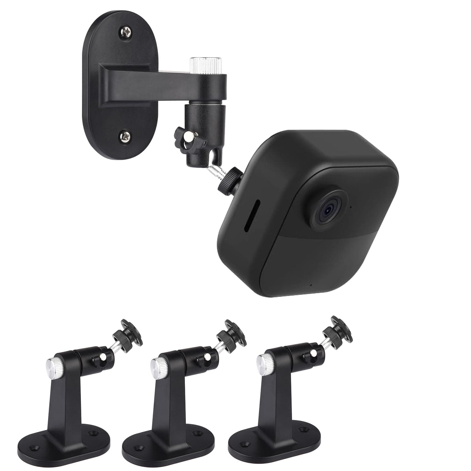 3Pack Adjustable Security Wall Mount Bracket for All-New Blink Outdoor, Blink XT / XT2, Blink Mini, Perfect View Angle for Your Blink Surveillance Camera - Black