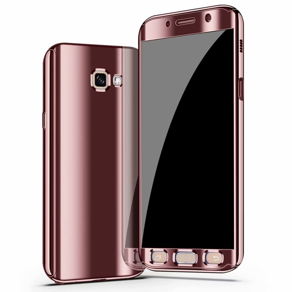 MAETEK Samsung Galaxy S7 Case, Full Body Coverage Electroplating Protective Cover, Ultra Slim Plating Mirror Shockproof Phone Case, with Screen Protector for Samsung Galaxy S7, Rose Gold