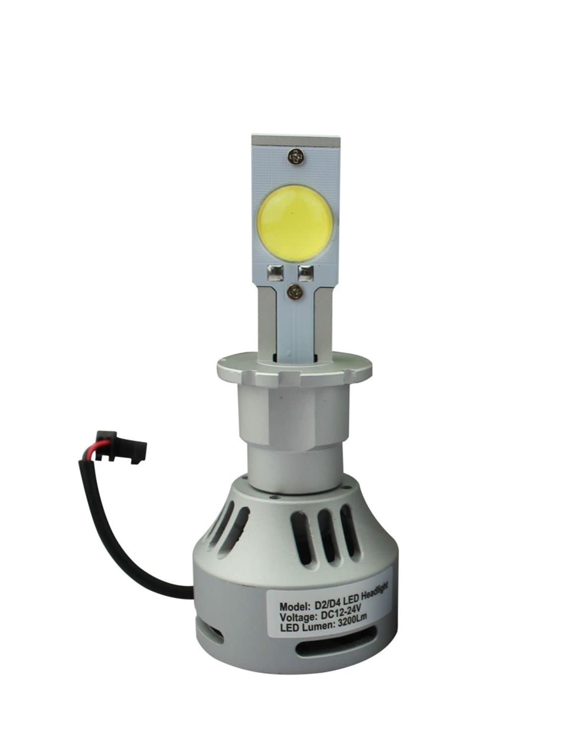 Putco Lighting 2600D2W-S Cree XM-L2 D2/D4 Bulb Type Single Cree XM-L2