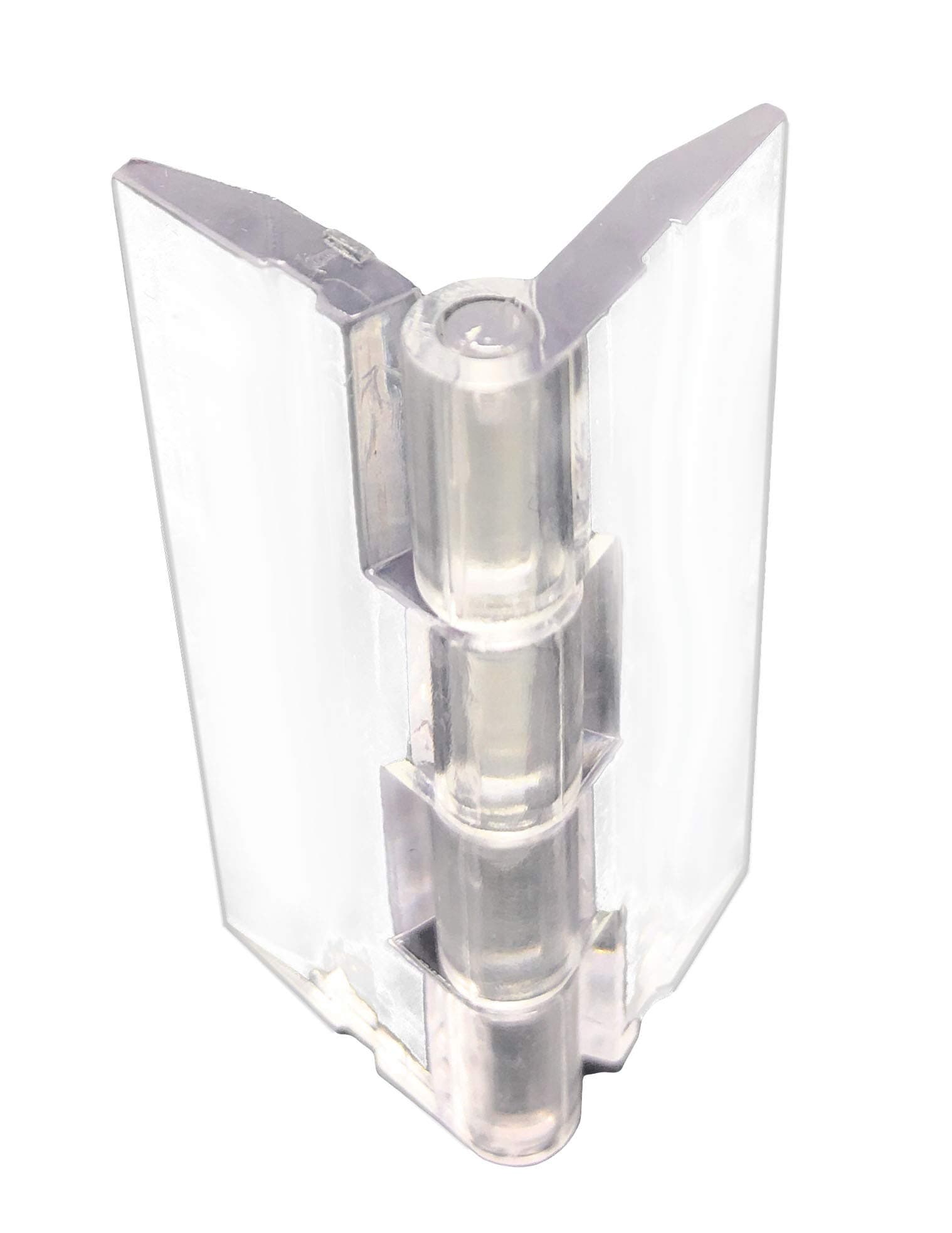 14pcs Strong Clear Transparent Acrylic Plastic Folding Hinge, 1-3/4 x 1-1/2inches