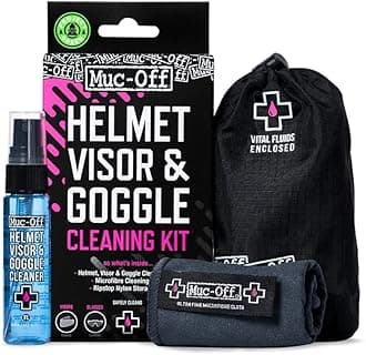 Muc-Off Muc Off 202 Visor, Lens & Goggle Cleaning Kit, Blue, 0.030 l