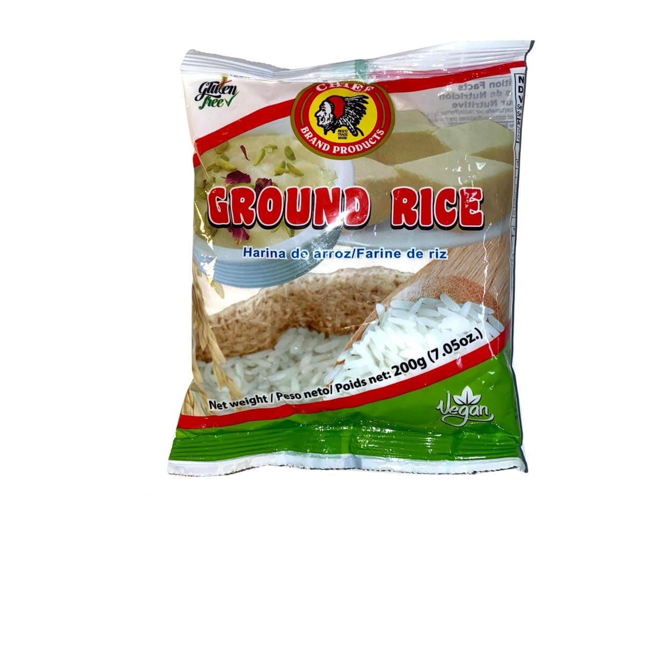 CHIEF GROUND RICE 200 GM (7.5 OZ)