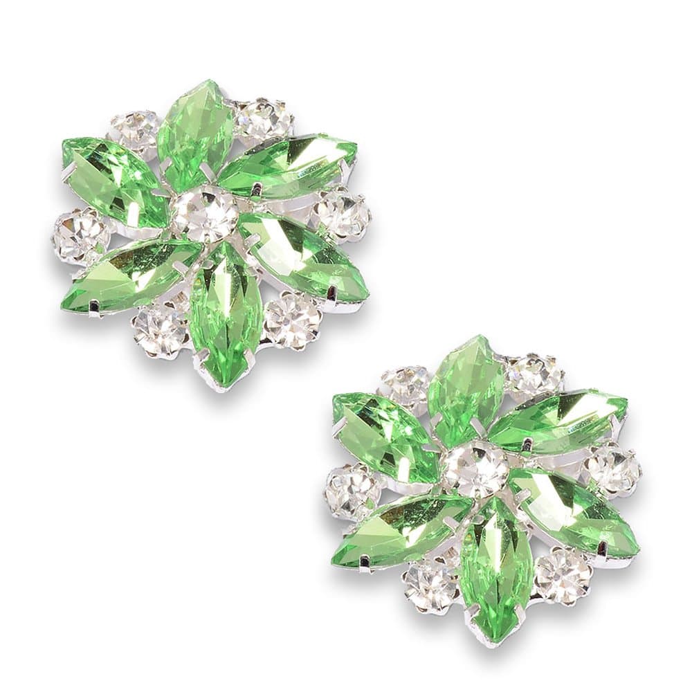 Crystal Rhinestone Shoe Clips - Amanda