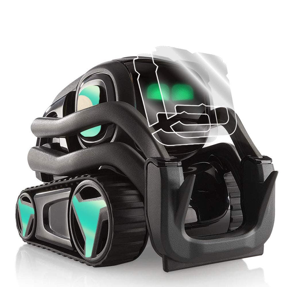 for Vector Robot Face Screen Guard Decoration KIT Include Wheels&Body Set 7 Units Decals with 2 Units Screen Protector (Blue Coral)