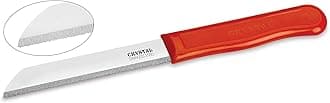CL010 Sleek Serrated Edge Stainless Steel Knife, Multicolour