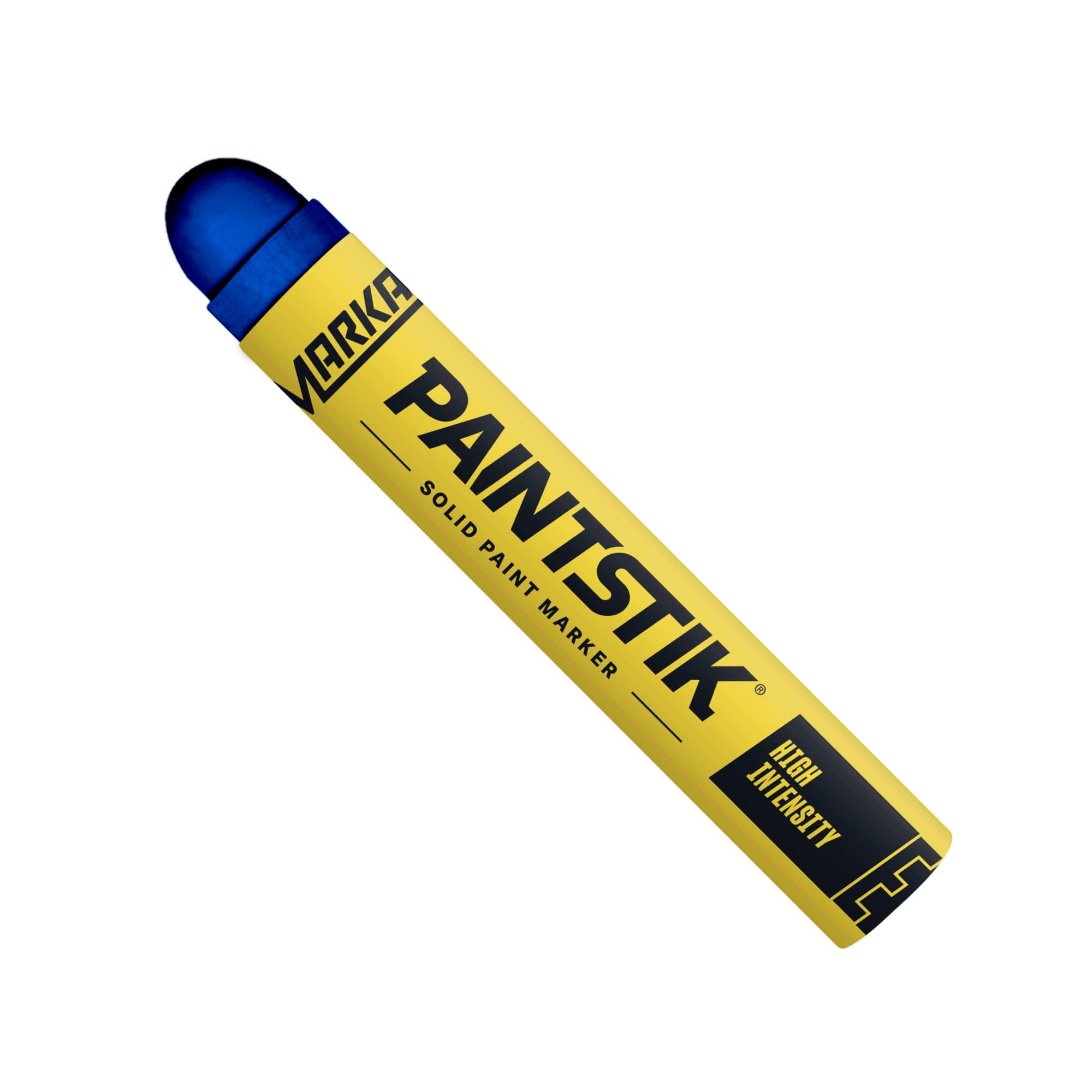 88625- Painstik High-Intensity Solid Paint Marker (Old E Paintstik) for Coding, Identification, Layout and Assembly Work, Fast Drying, for Dimly Lit Areas, Blue (12 Pk) Made in USA