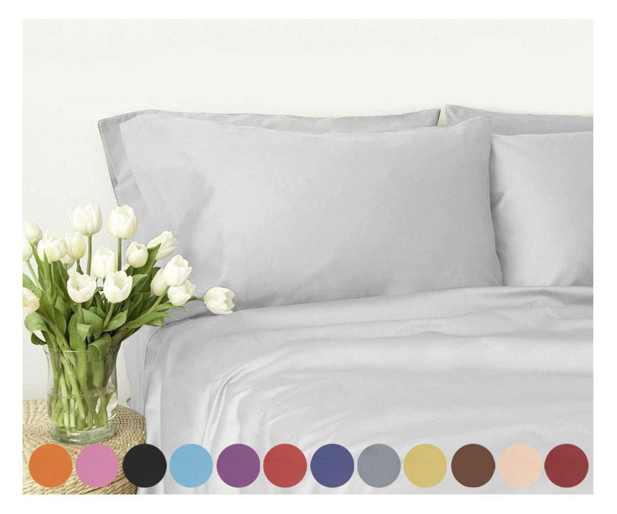 Swan Comfort Microfiber 4-Piece Bed Sheet Set - Full, White