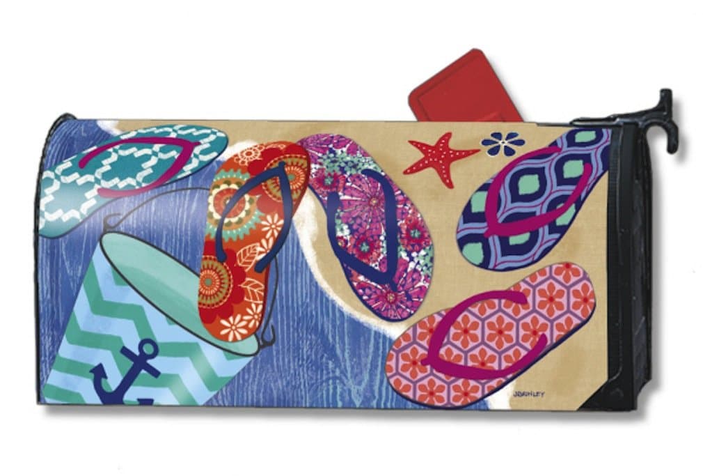 MailWraps Flip-Flop Summer Mailbox Cover #02006