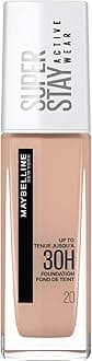 New York Foundation, Superstay Active Wear 30 Hour Long-Lasting Liquid Foundation, Lightweight Feel, Water, Sweat and Transfer Resistant, 30 ml, Shade: 20, Cameo