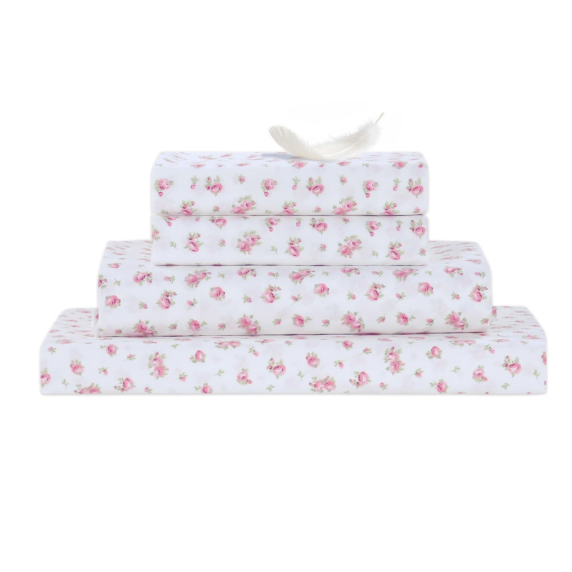 Modern Threads Silky Soft Microfiber and Wrinkle Free Sheets - Luxurious Microfiber Bed Sheets Includes Flat Sheet, Fitted Sheet with Deep Pockets, & Pillowcases Ivory, California King