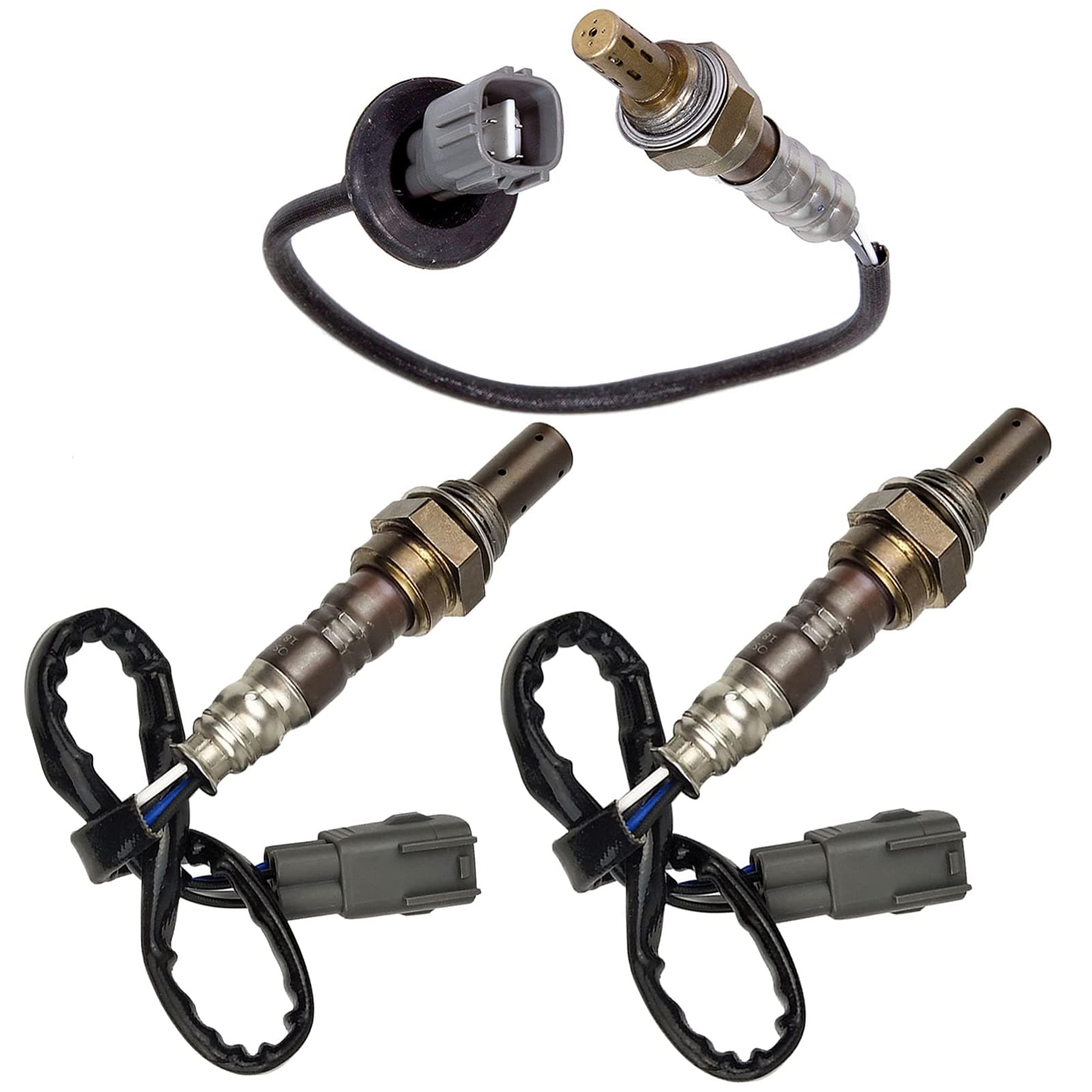 KEC3PCS Oxygen Sensor 1pc Downstream and 2pcs Upstream Compatible with 2000 2001 2002 2003 2004 Toyota Avalon 234-9021 x2 234-4061 x1