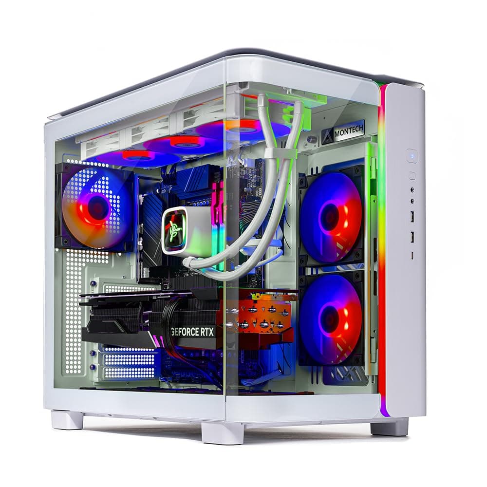 Skytech King 95 Gaming PC Desktop, Ryzen 7 7700X 4.5 GHz (5.4GHz Turbo), NVIDIA RTX 5070 Ti 16GB, 2TB Gen4 NVMe SSD, 32GB DDR5 RAM 6000 RGB, 850W Gold ATX 3 PSU, 360mm ARGB AIO, Wi-Fi, Win 11