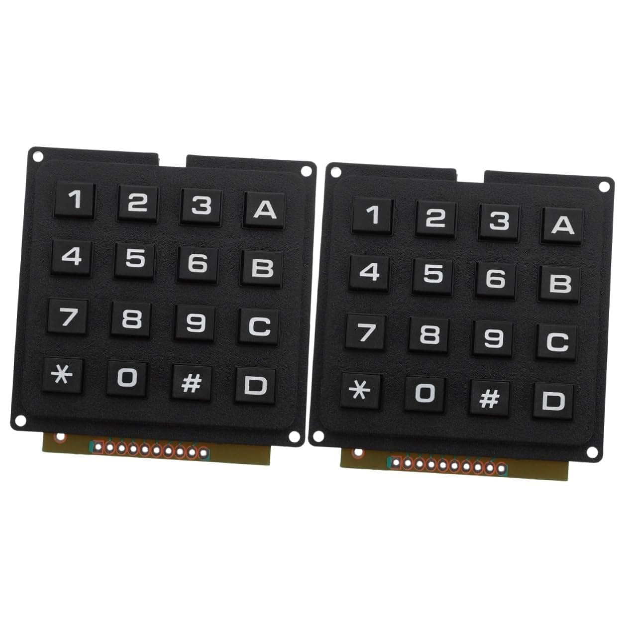 Healifty Membrane Keypad 2pcs Industrial Keyboard Keys Switch Computer Keyboard Keypad Keyboard Industry Keypad Keyboard Modules Button Module Plastic 4x Button Table Film Keyboard Module