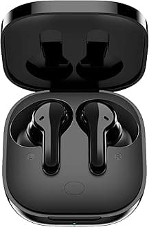 T13 Bluetooth Earphones, HiFi Stereo Deep Bass TWS Wireless Earbuds, 40H Playtime, Clear Calls, IPX5 Waterproof, Touch Control Ear Buds for Android iPhone, Black