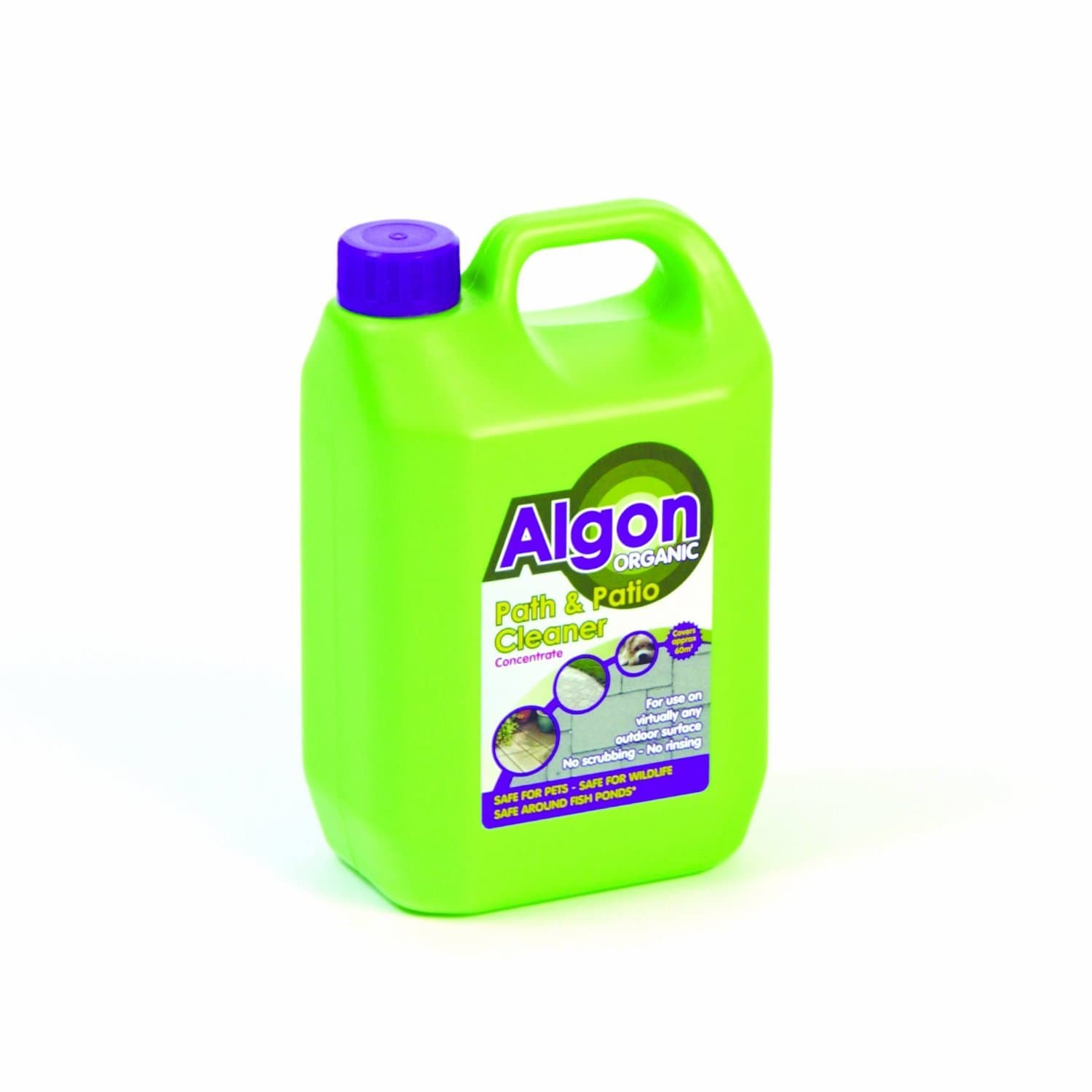 2 x Algon Organic Path and Patio Cleaner Concentrate 2.5l