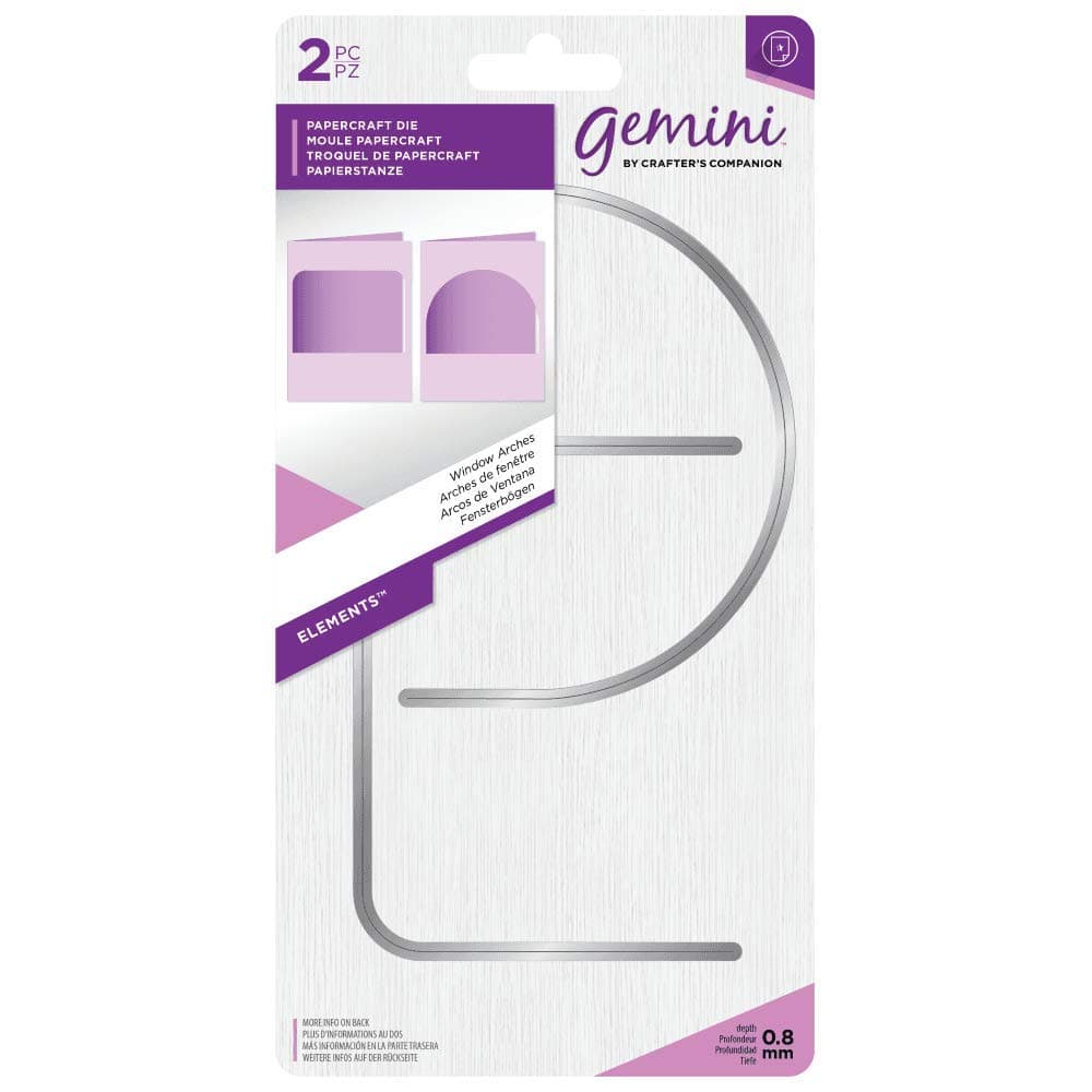 Crafter's Companion Gemini Elements Die Set - Window Arches
