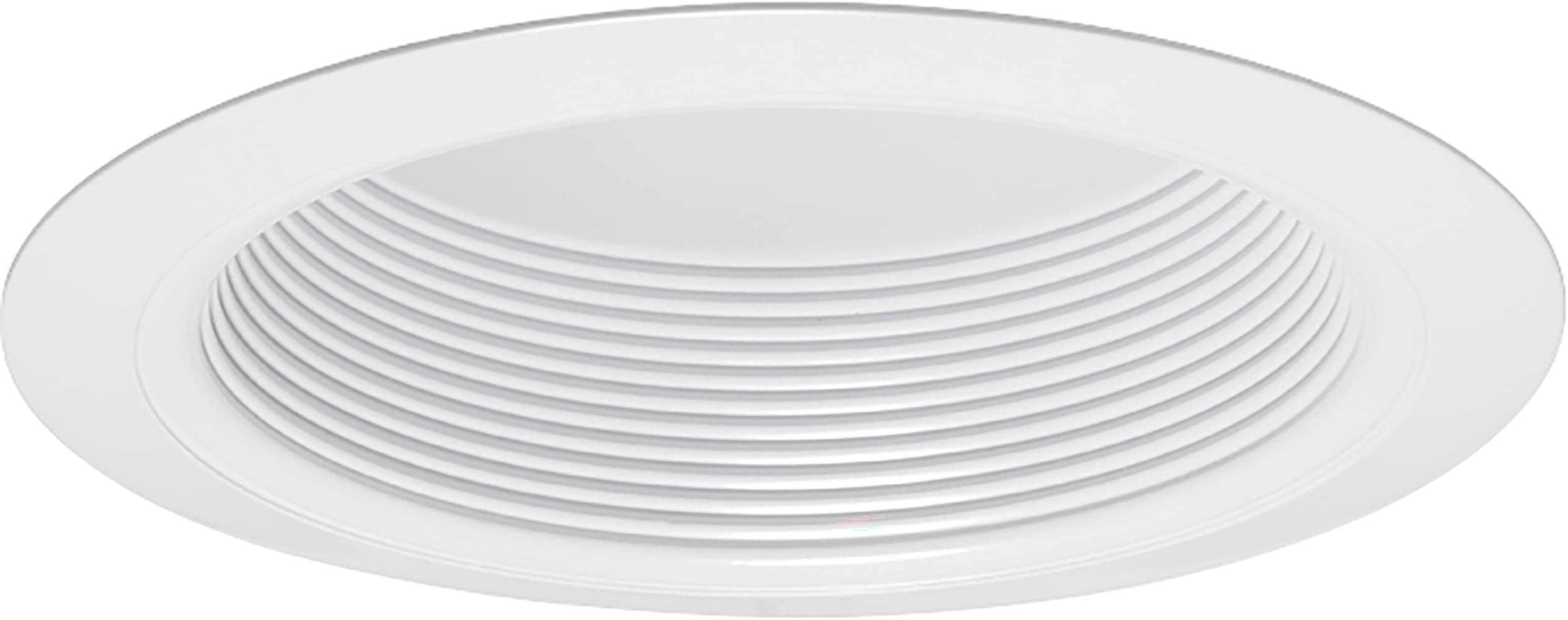 JunoLighting Round Full Baffle Trim, Aluminum, White