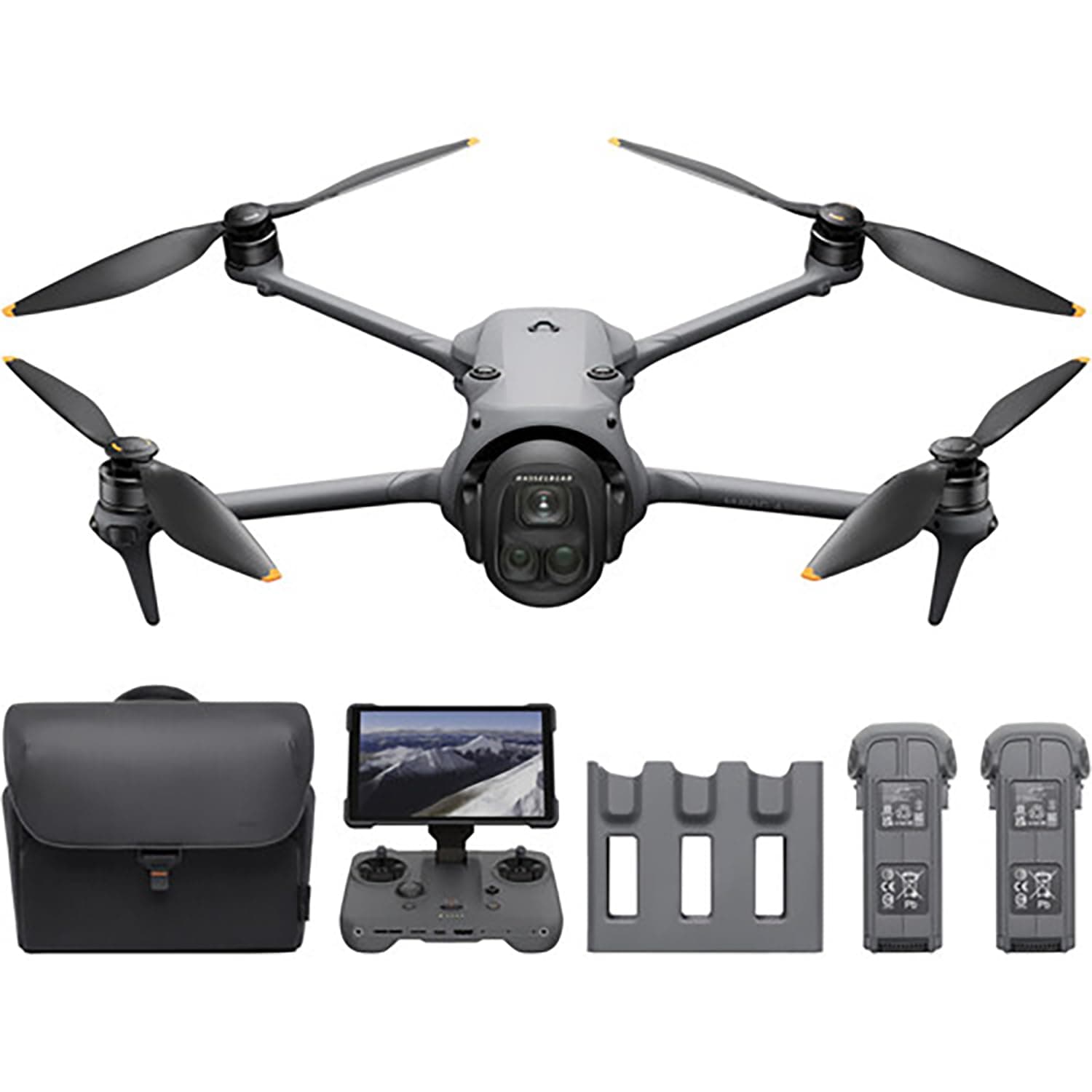 Mavic 4 Pro Drone 512GB Creator Combo (DJI RC Pro 2) with 100MP Hasselblad Camera, Triple-Camera System, 6K/60fps HDR Video, 51-Min Flight Time, O4+ 30km Video Transmission, 0.1-Lux Night Vision