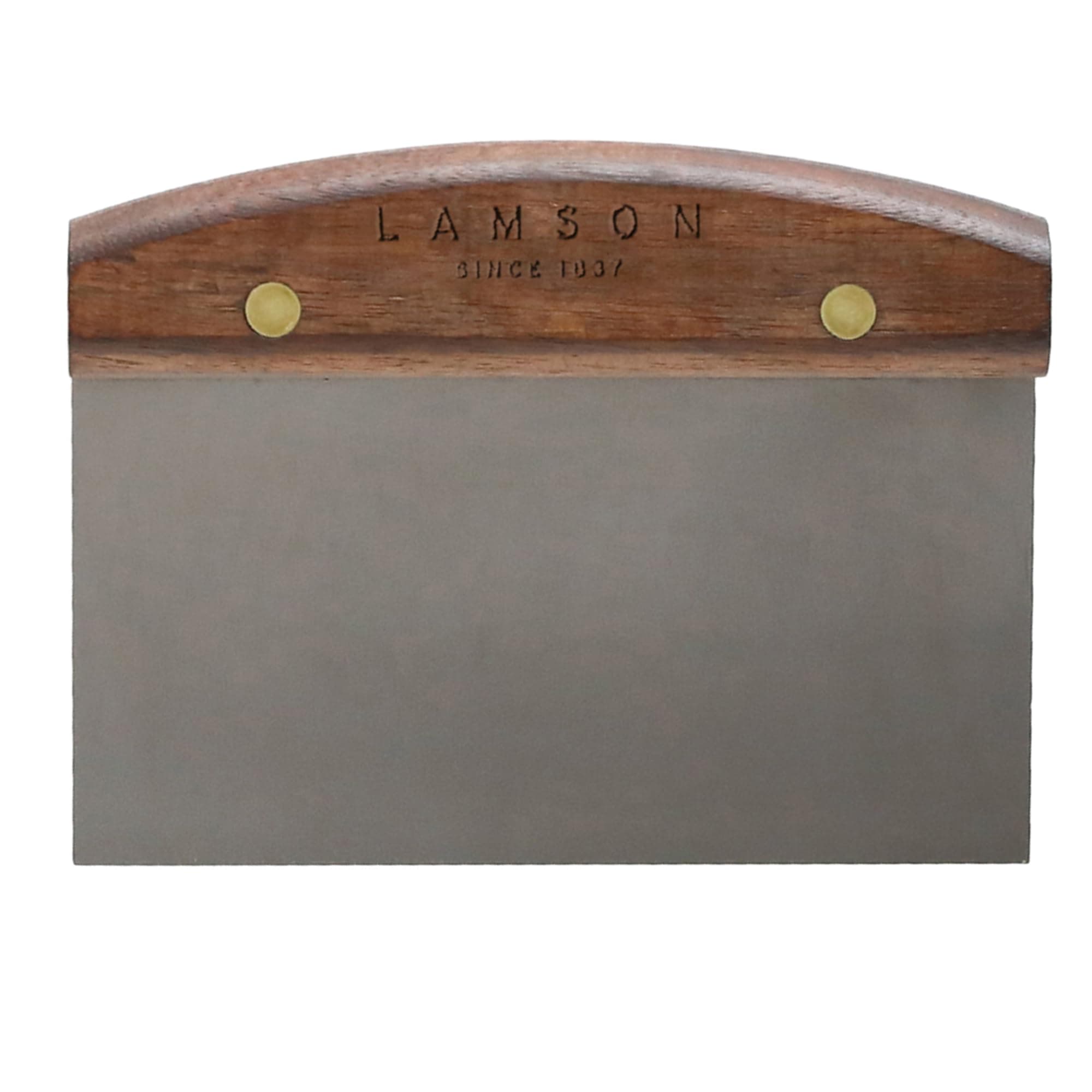 Lamson 3" x 6" Dough (Bench) Scraper with Walnut Handle