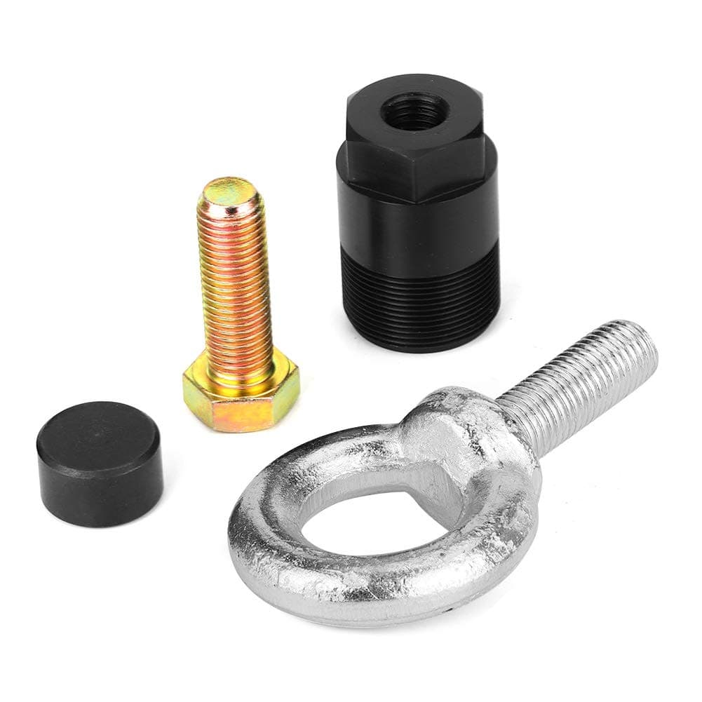 Flywheel Puller Lift Ring Screw Set Fit for Mercury Mariner with Crank Shaft Protector (91-849154T1) and Lifting Ring (91-90455-1)