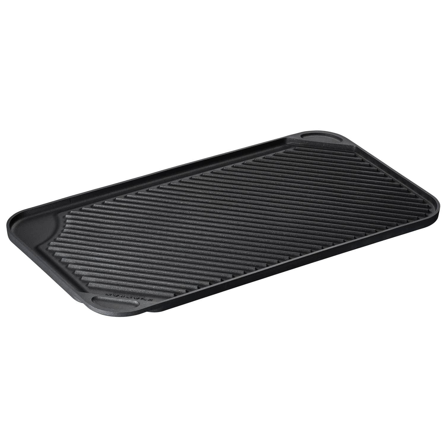 Scanpan Classic Double-Burner Grill Griddle, 2.6, BLACK