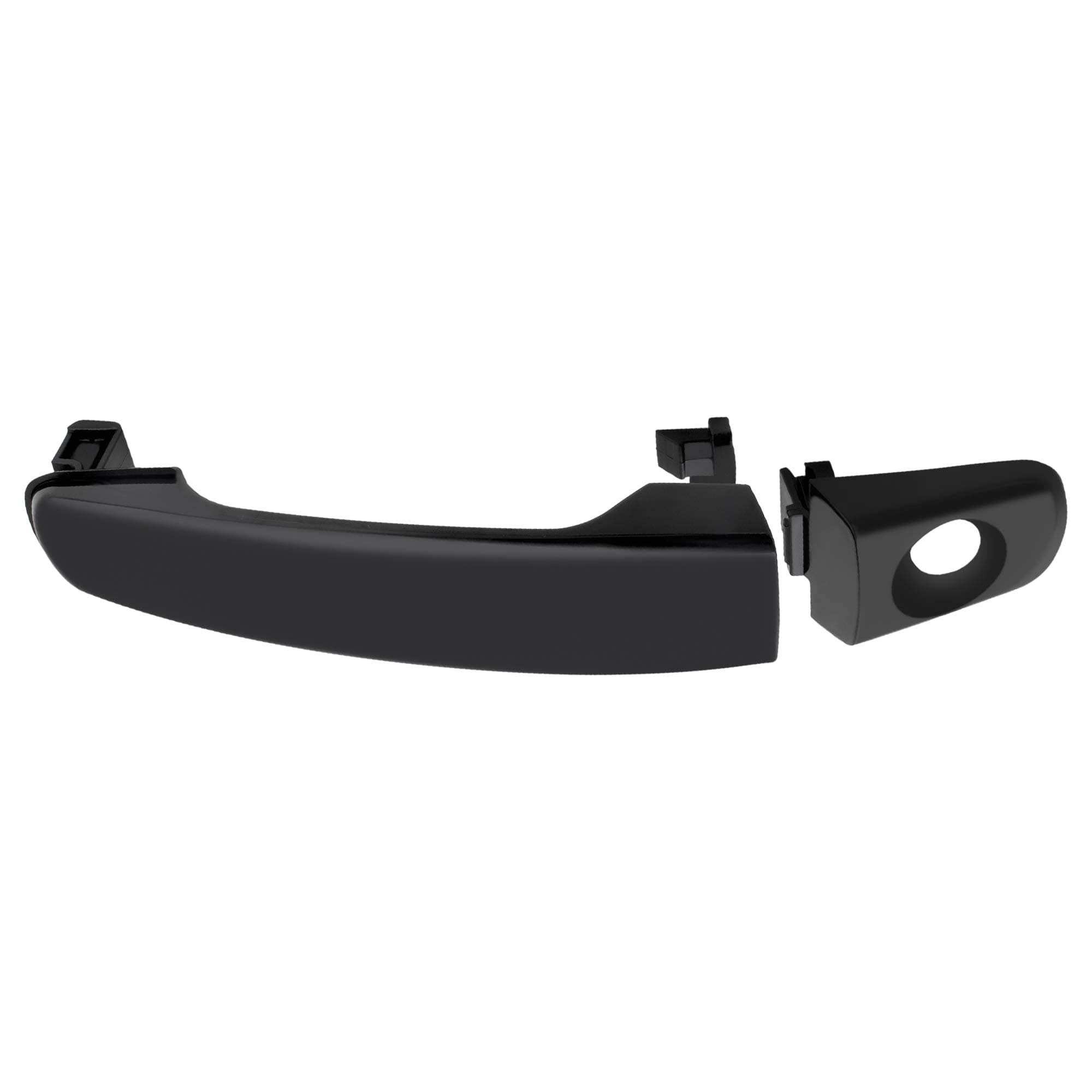 BOXI Exterior Door Handle w/Keyhole Front Left Driver Side Compatible with 2005-2012 Chevy Equinox | 2004-2008 Chevy Malibu | 2005-2010 Pontiac G6 Replace # 22672194