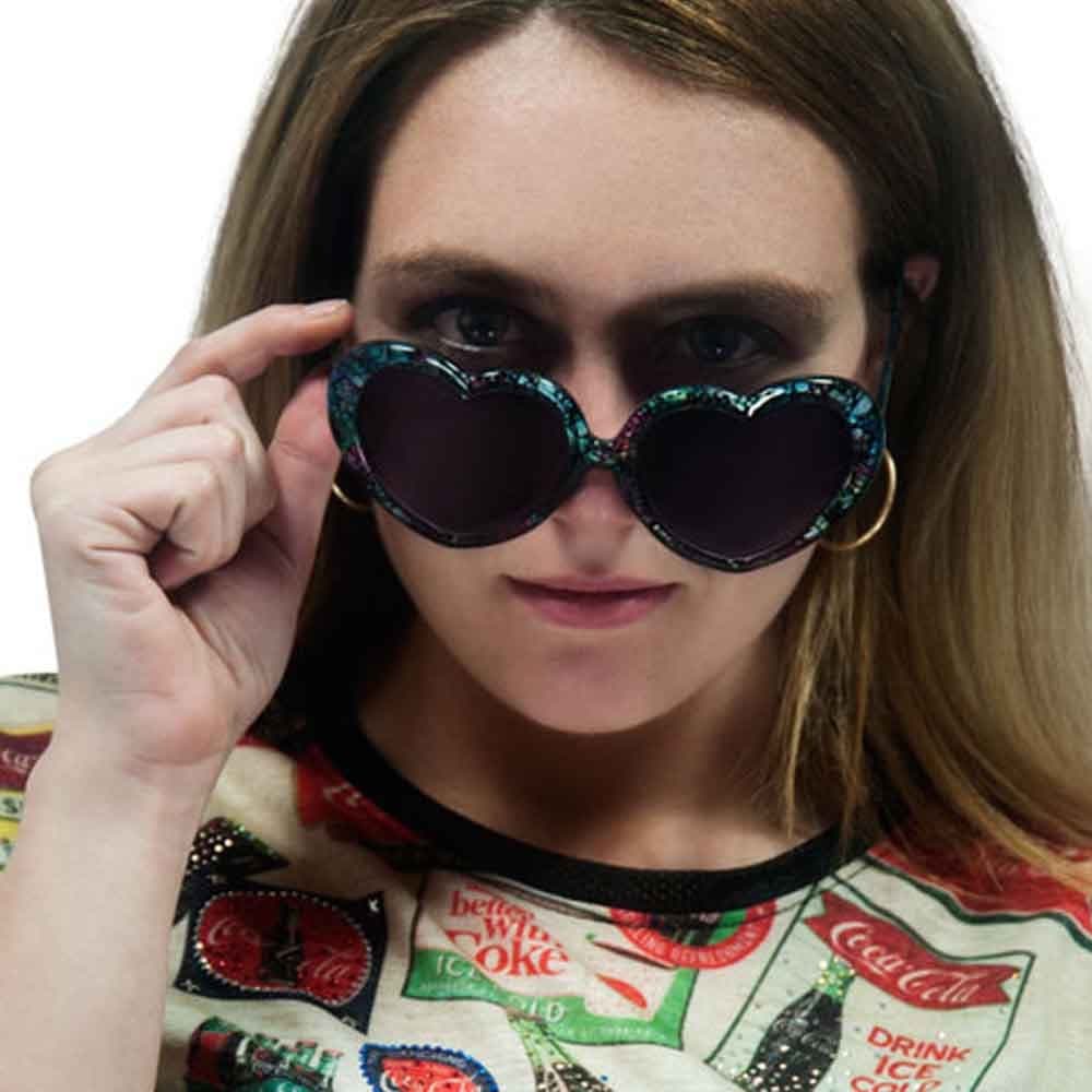 Stained Glass Heart Sunglasses