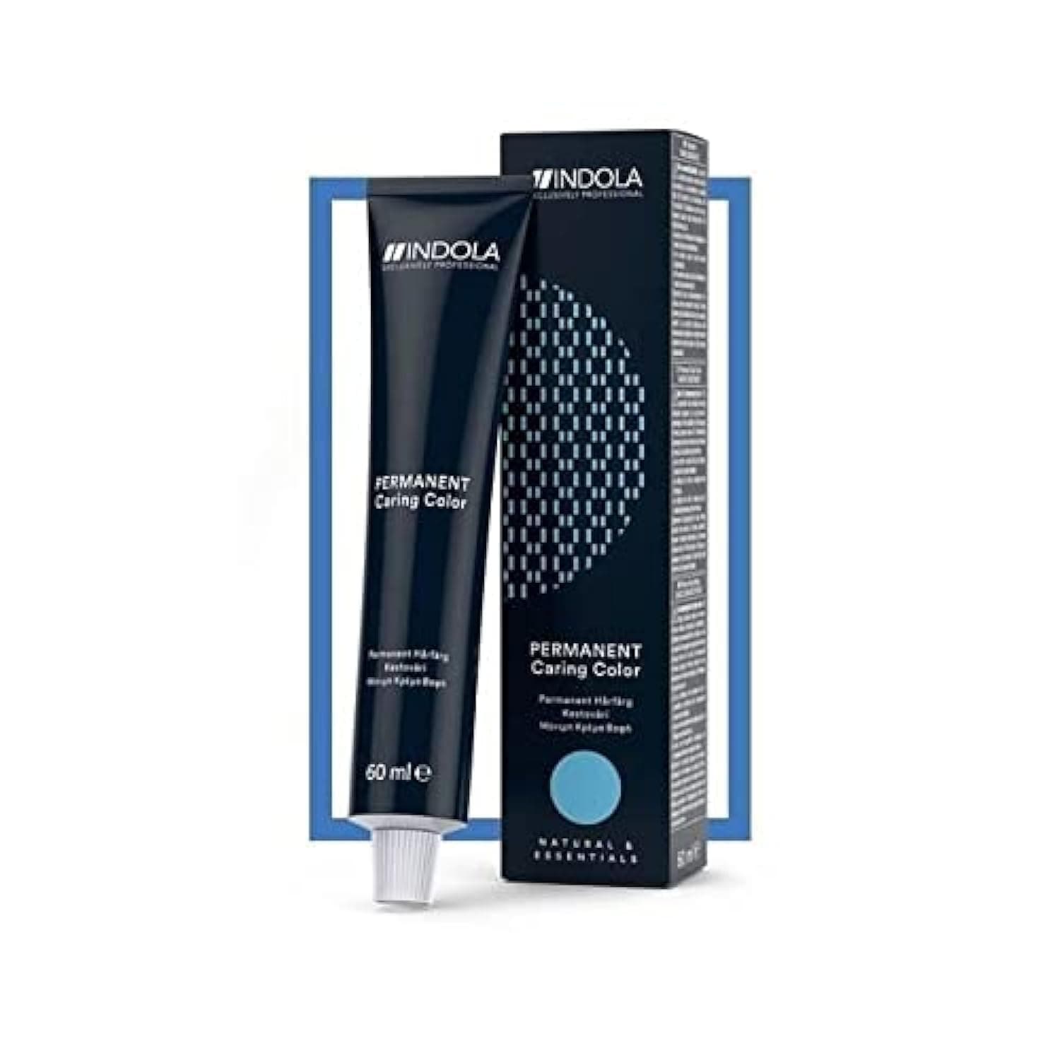 IndolaPermanent Caring Color, With Color Pixel Technology and 100% Coverage & Dazzling Vibrancy, #6.1, Dark Blonde Ash, 60ml