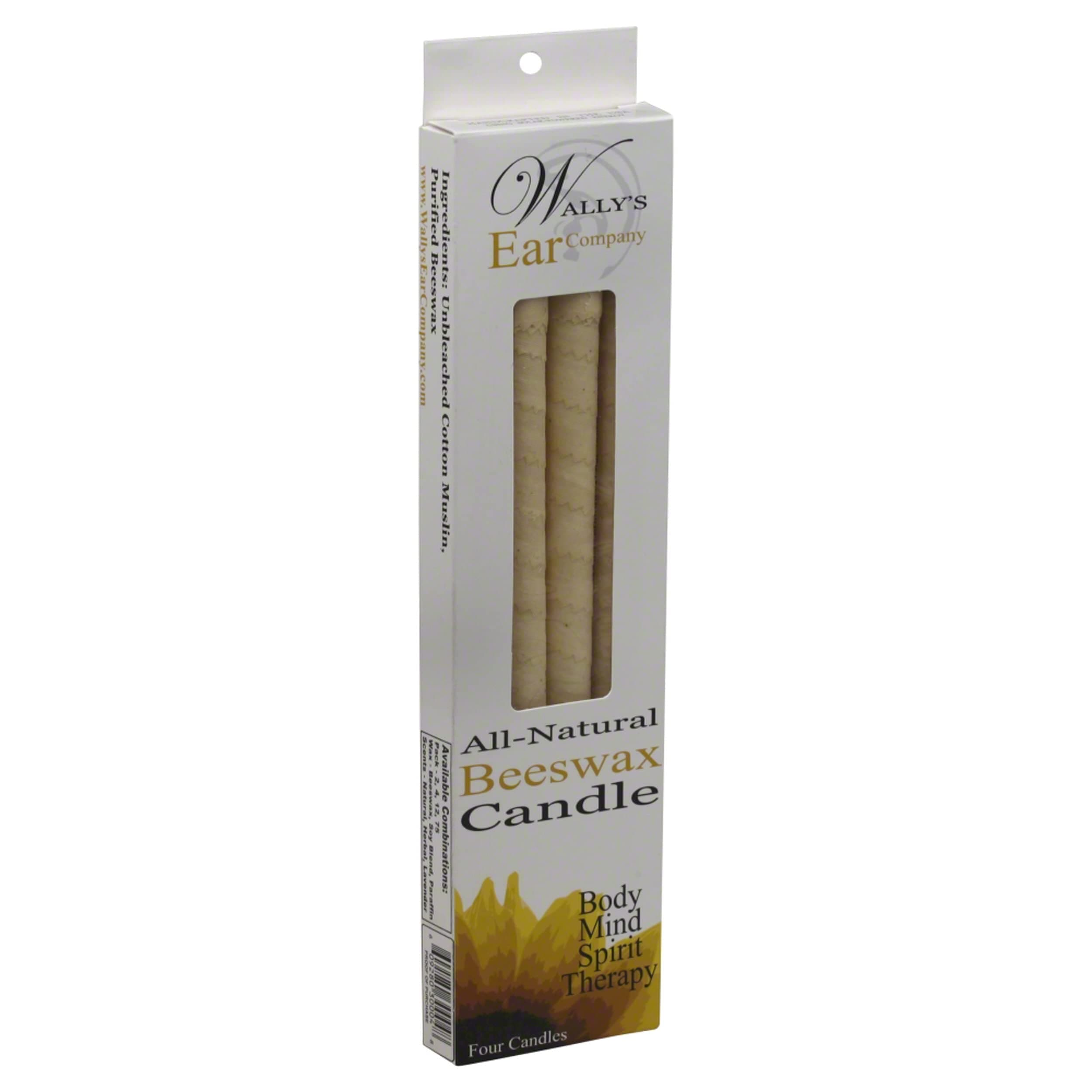 Wally's NaturalBEESWAX CANDLES 2 PACK