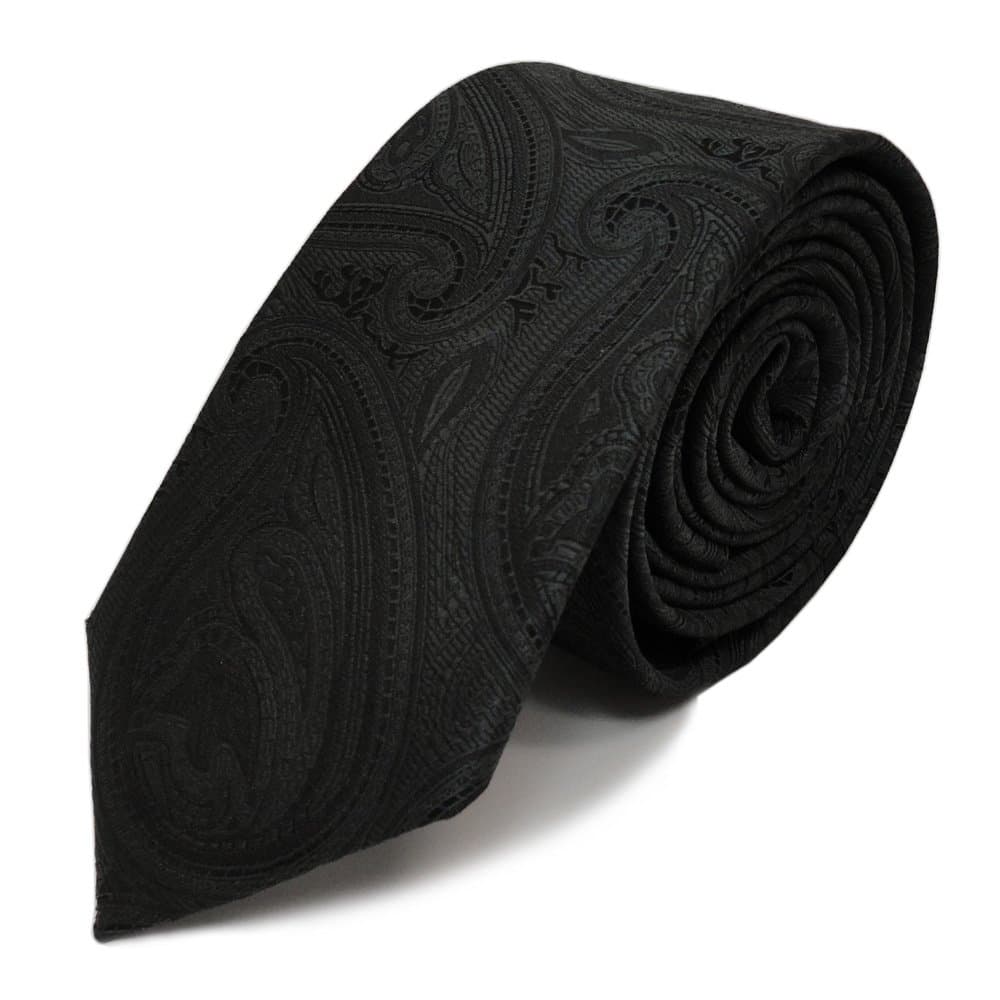 TigerTie Slim designer tie, paisley, patterned - tie tie