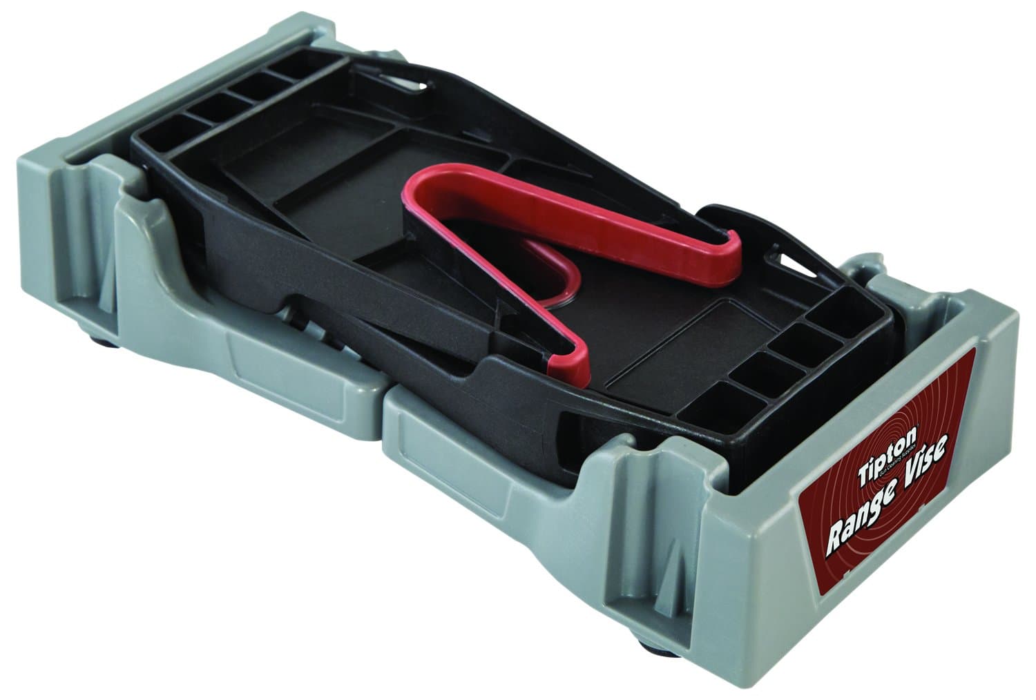 Compact Range Vise with Folding Forks and Non-Marring Cradle for Easy Transport, Firearm Cleaning and Maintenance, 11-1/4-17-3/4"