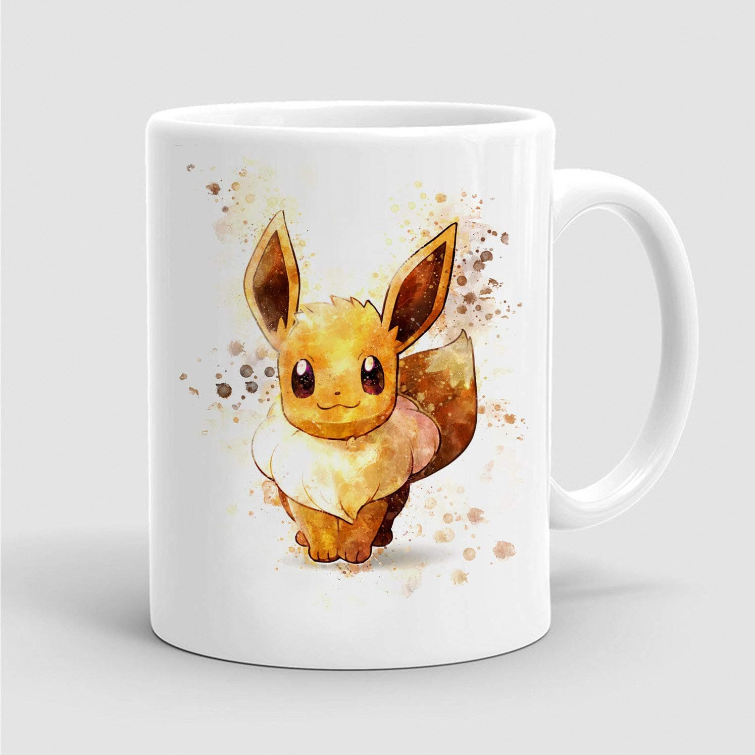 Eevee Mug Anime Coffee Mug 11oz. Ceramic Tea Cup Gift Magic P133 Mug Gift Coffee Mug 11OZ Coffee Mug