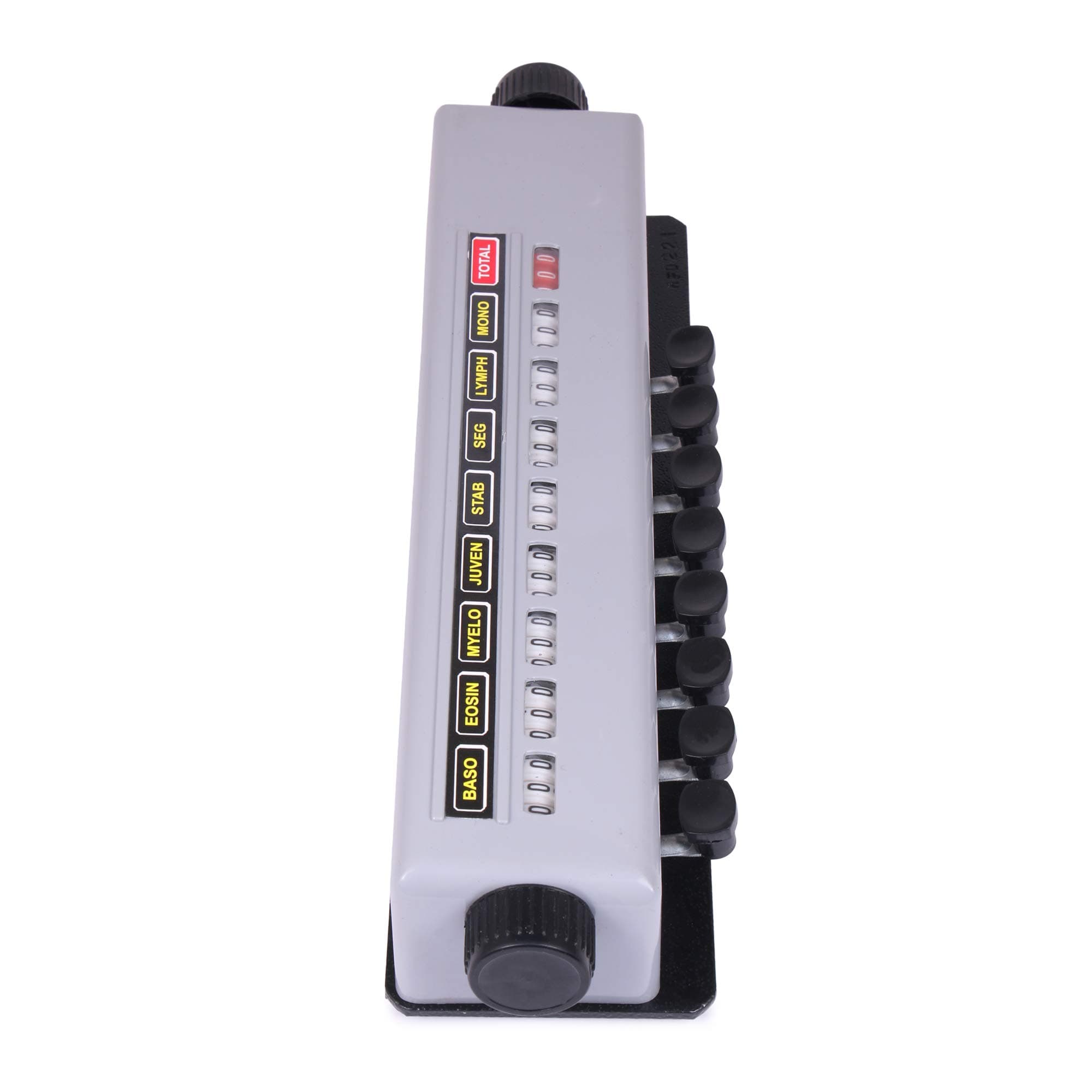 Blood Cell Counter 8 Key Use All Microscope (Silver)